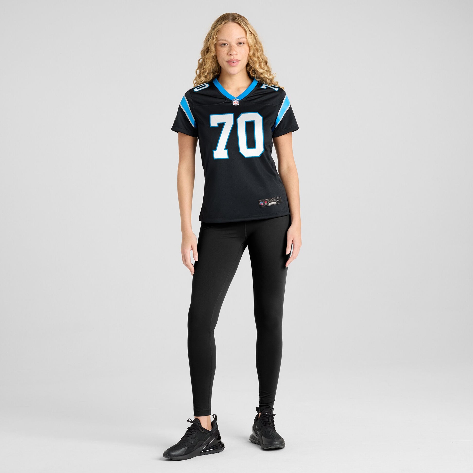 Brady Christensen Carolina Panthers Nike Women's Team Game Jersey - Black