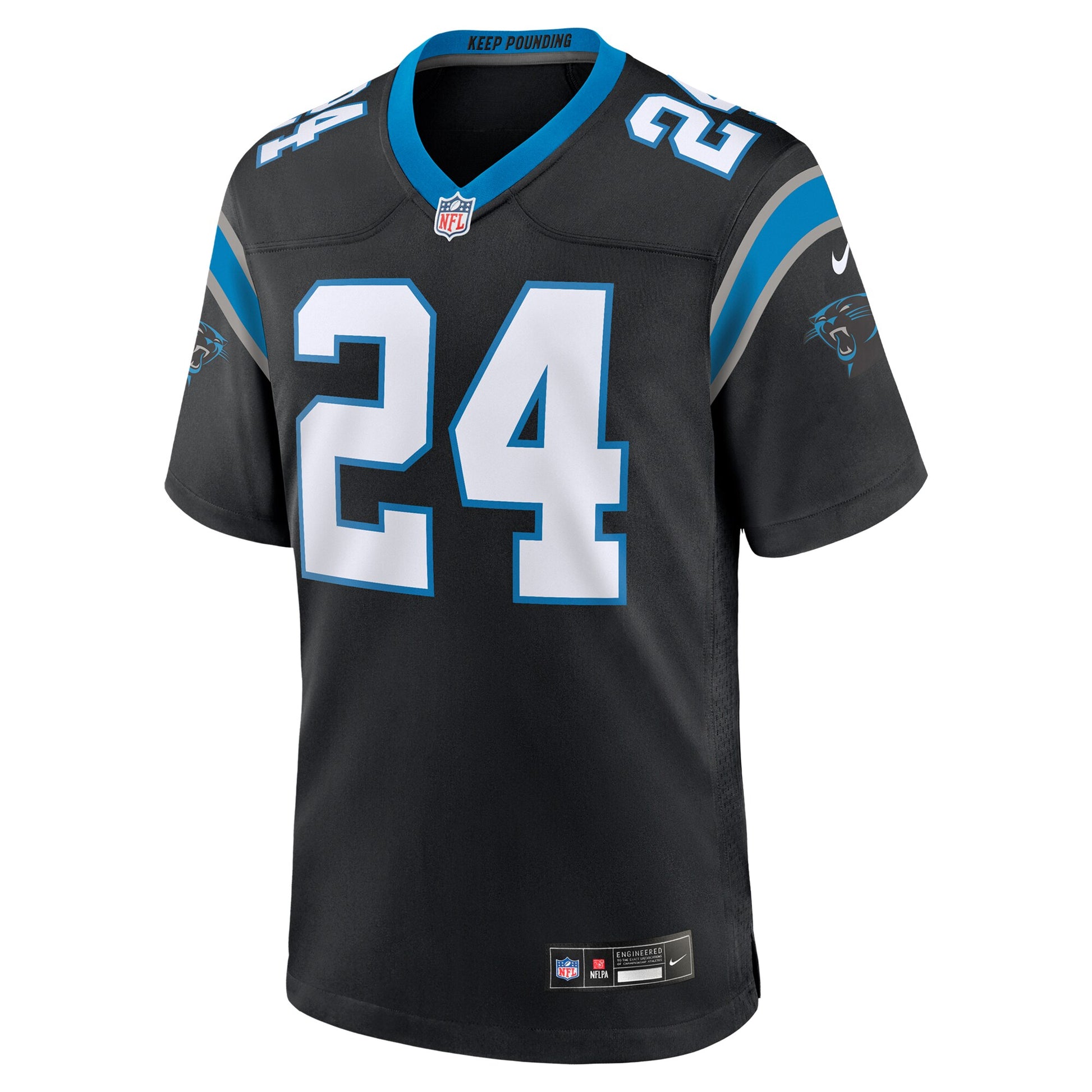 Jonathon Brooks Carolina Panthers Nike  Game Jersey -  Black