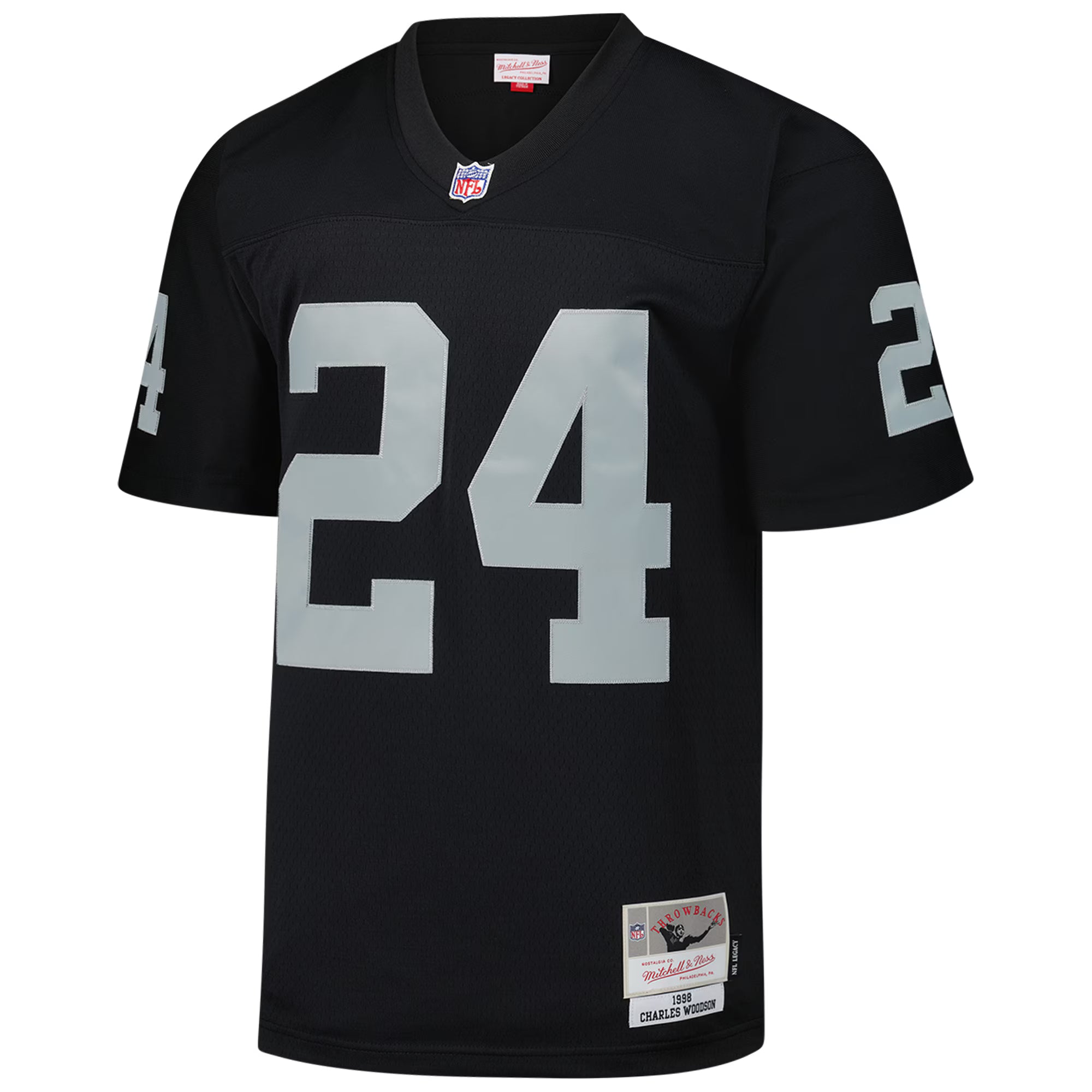 Charles Woodson Las Vegas Raiders Mitchell &amp; Ness Legacy Replica Jersey - Black