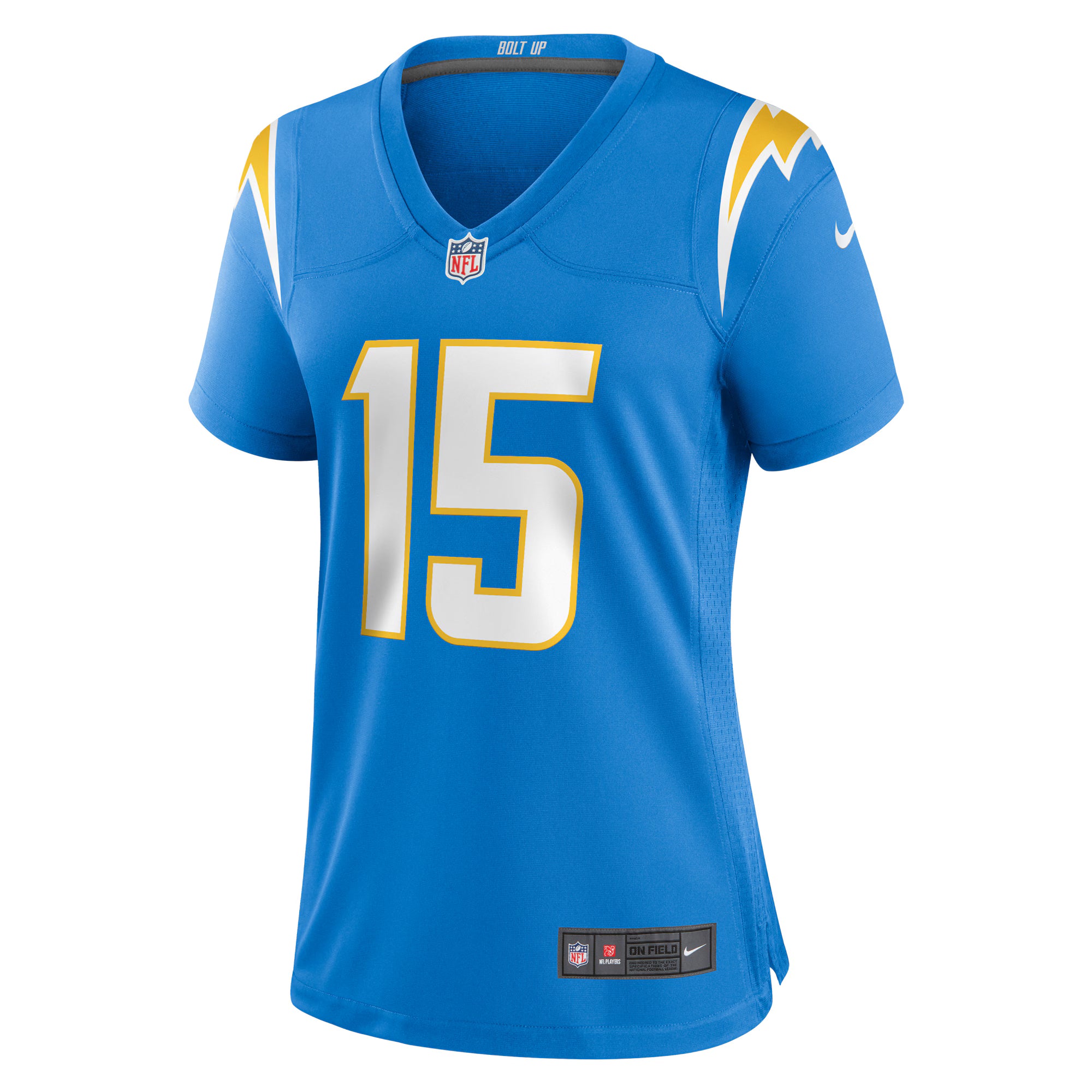 Ladd McConkey Los Angeles Chargers Nike Women's  Game Jersey -  Powder Blue