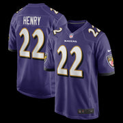 Derrick Henry Baltimore Ravens Nike Game Player Jersey - Purple