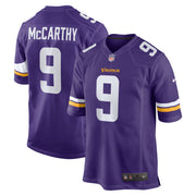 J.J. McCarthy Minnesota Vikings Nike  Player Game Jersey - Purple