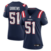 Jack Gibbens New England Patriots Nike Women's Team Game Jersey -  Navy