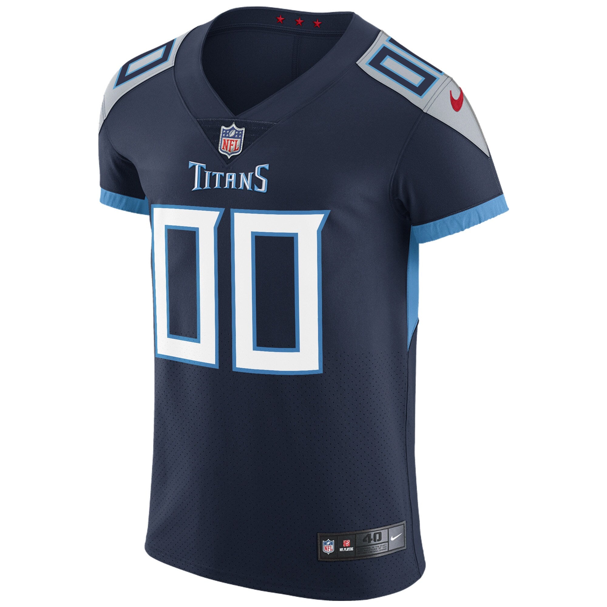Tennessee Titans Nike Vapor Untouchable Custom Elite Jersey - Navy