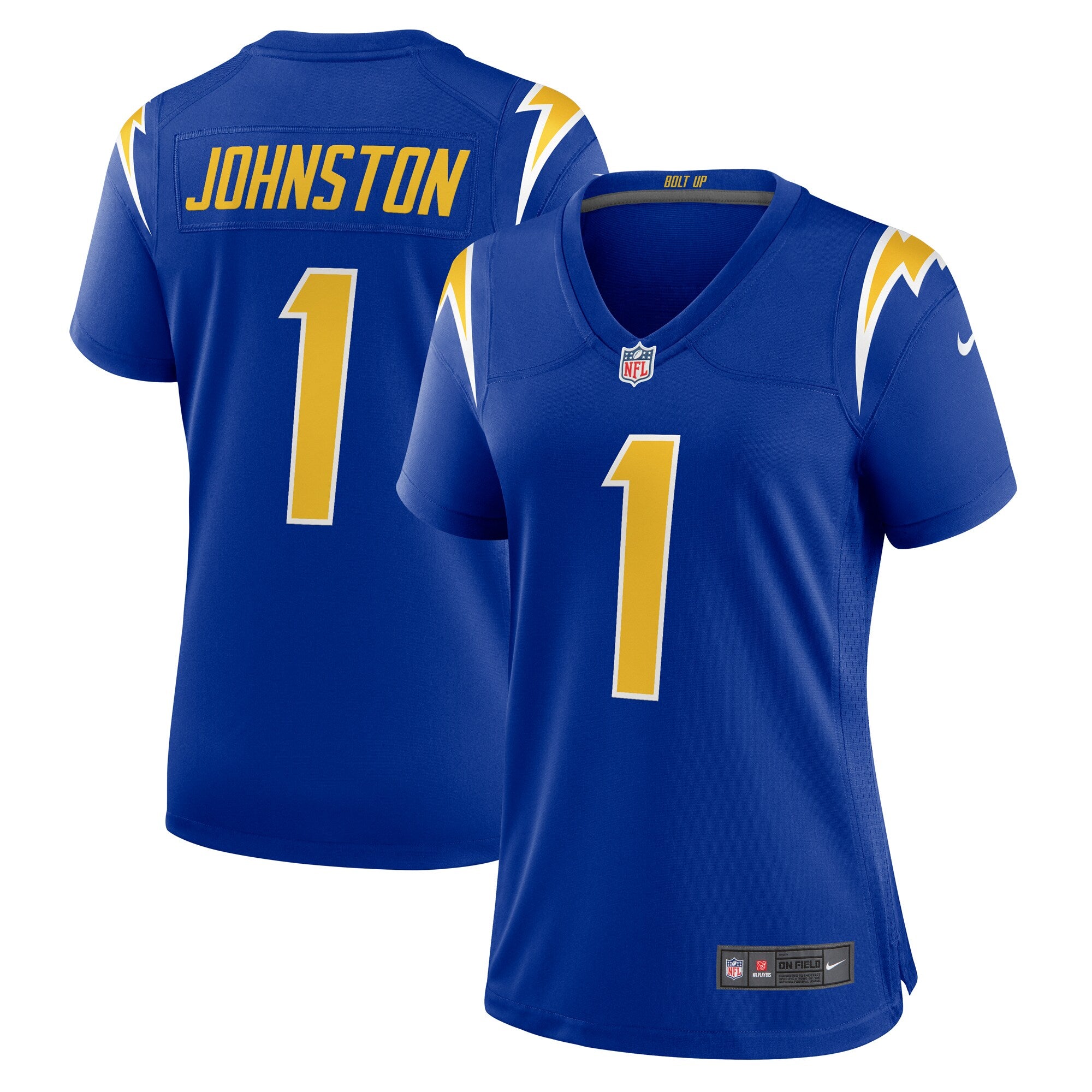 Quentin Johnston Los Angeles Chargers Nike Women's Alternate Game Jersey - Royal