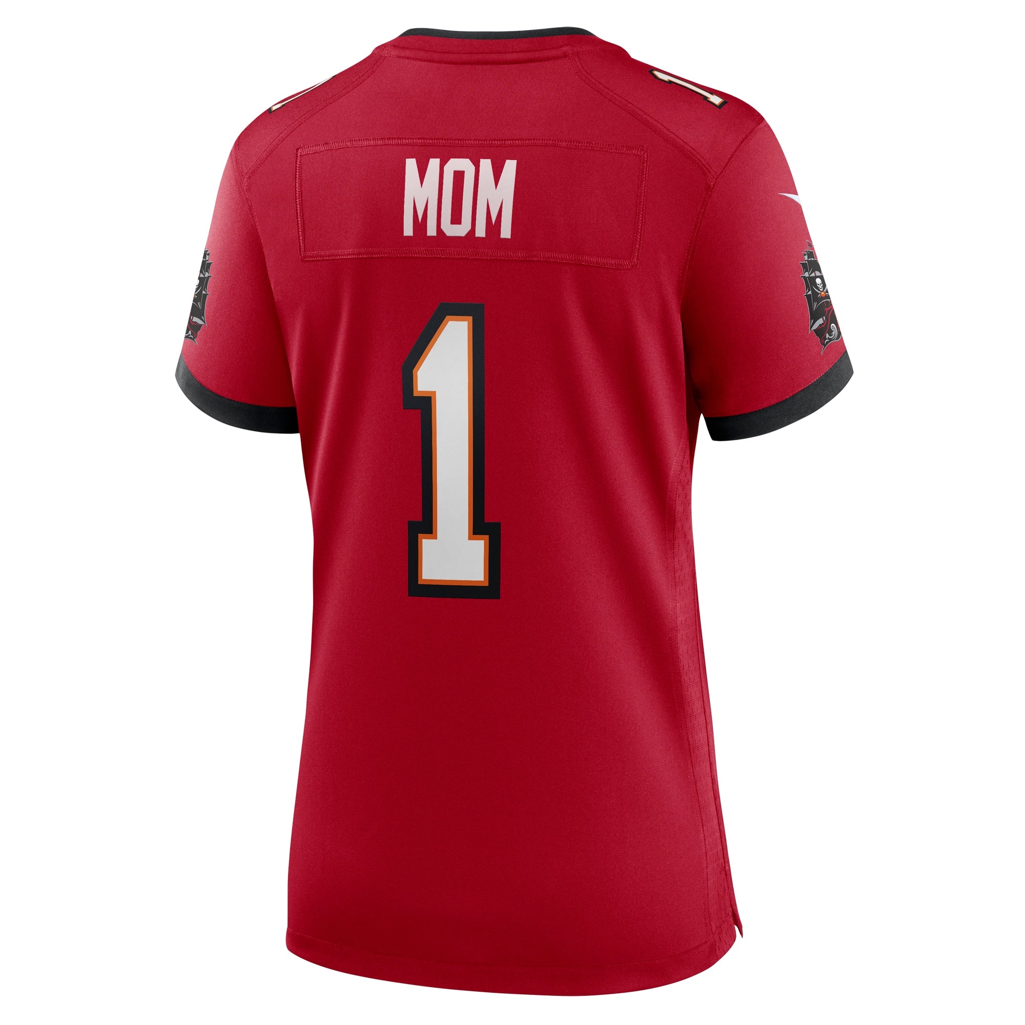 Number 1 Mom Tampa Bay Buccaneers Nike Women's Game Jersey - Red