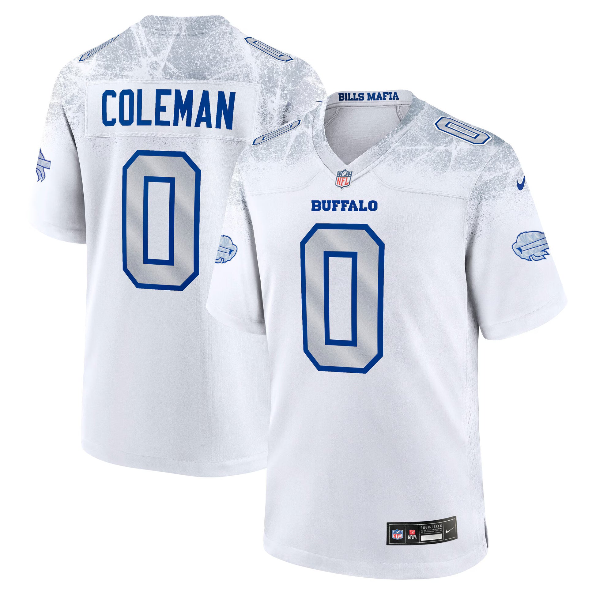 Keon Coleman Buffalo Bills Nike 2025 Rivalries Collection Game Jersey - White