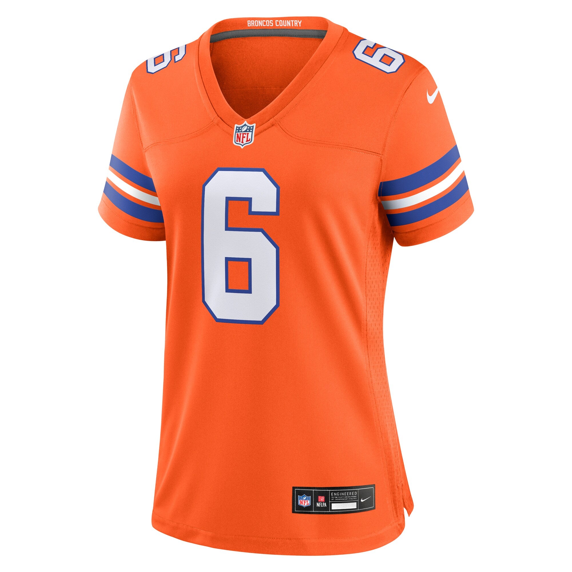 P.J. Locke III Denver Broncos Nike Women's Mile High Collection 1977 Throwback Player Game Jersey - Orange