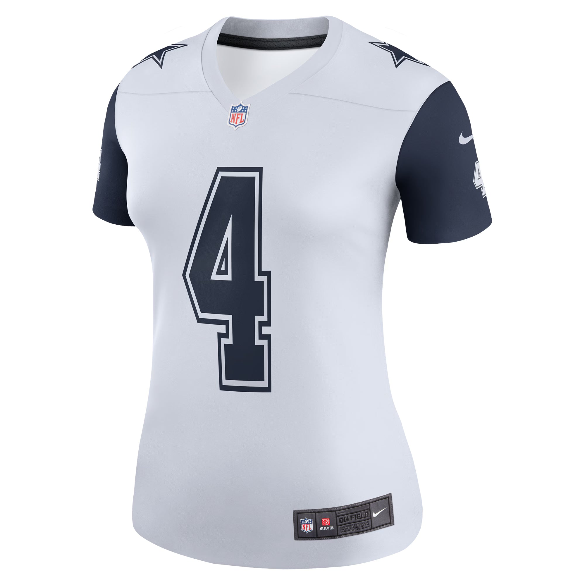 Dak Prescott Dallas Cowboys Nike Women's Legend Player Performance Top -  White