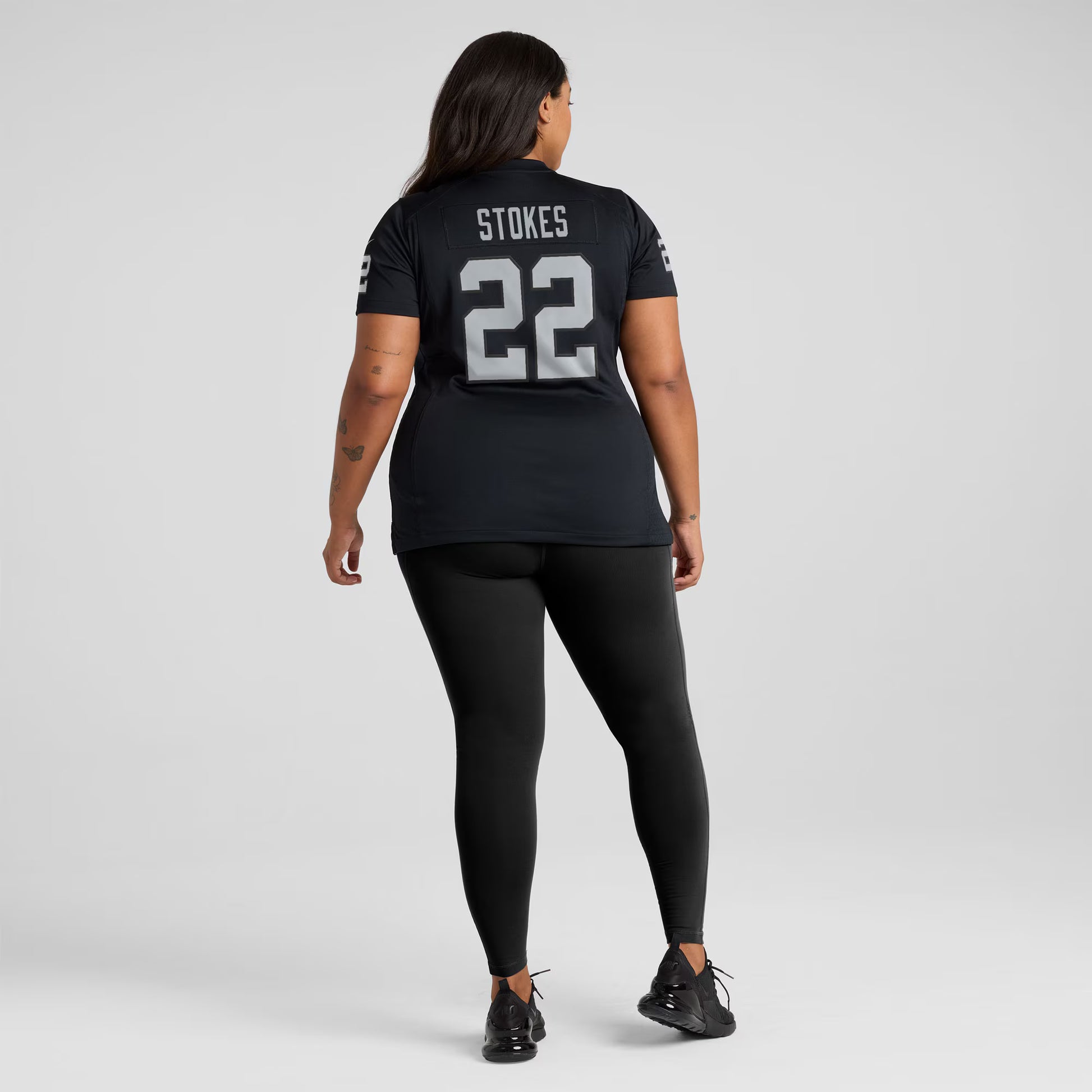 Eric Stokes Las Vegas Raiders Nike Women's Team Game Jersey -  Black