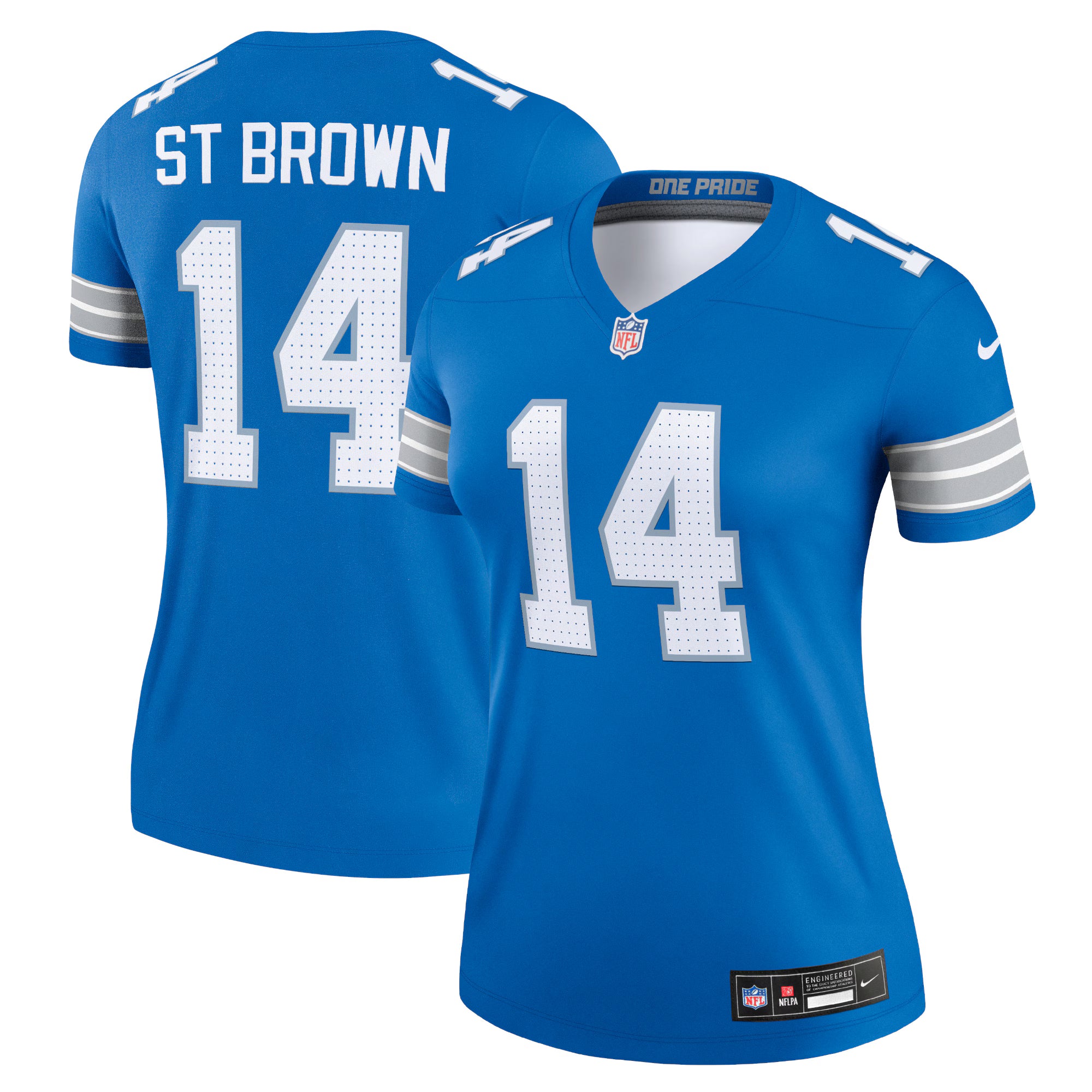Amon-Ra St. Brown Detroit Lions Nike Women's Legend Player Performance Top -  Blue