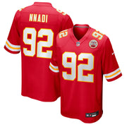 Derrick Nnadi Kansas City Chiefs Nike Team Game Jersey -  Red