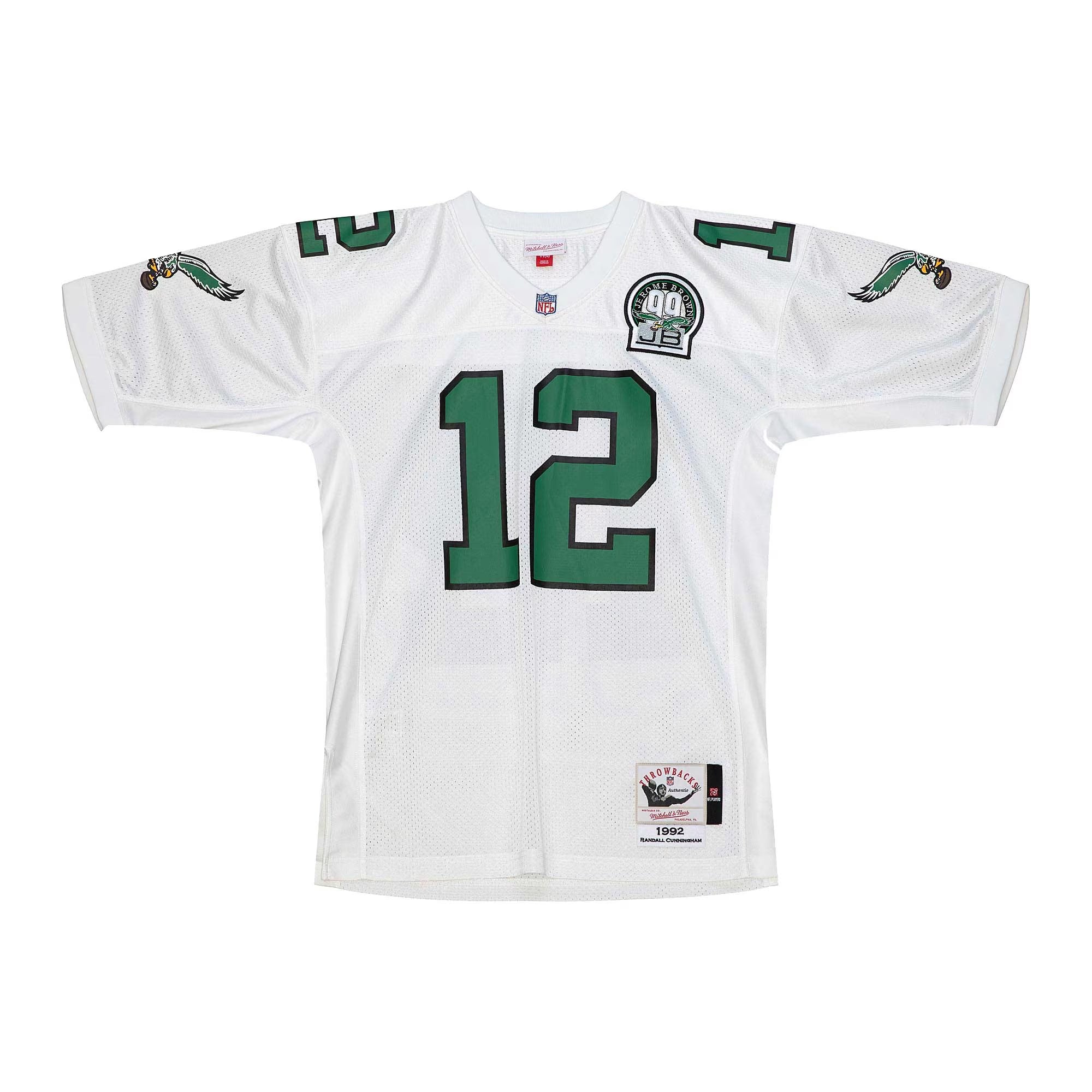 Randall Cunningham Philadelphia Eagles 1992 Mitchell &amp; Ness Authentic Throwback Retired Player Jersey - White