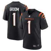 Number 1 Groom Cincinnati Bengals Nike Game Jersey - Black
