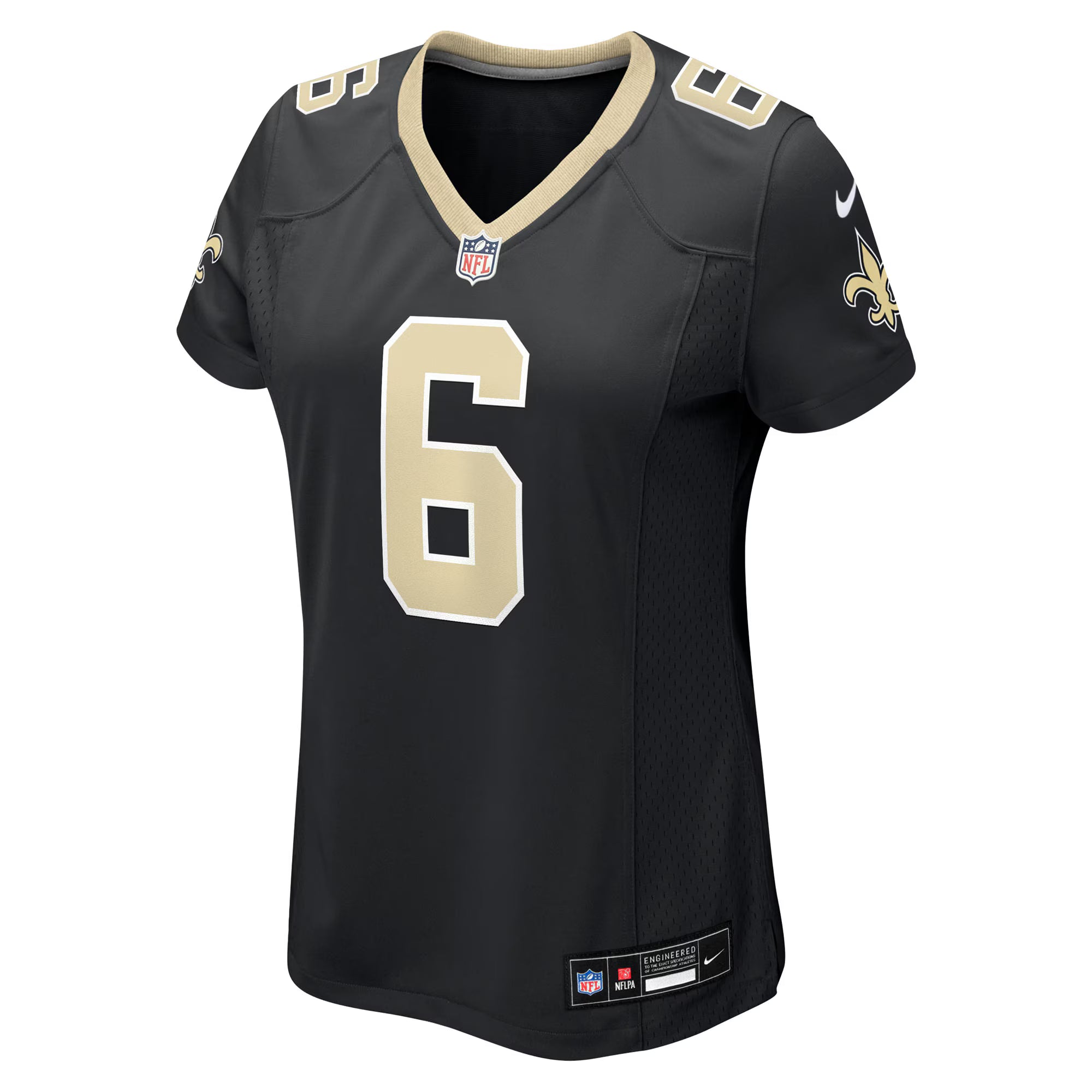 Tyler Shough New Orleans Saints Nike Women's Game Jersey - Black