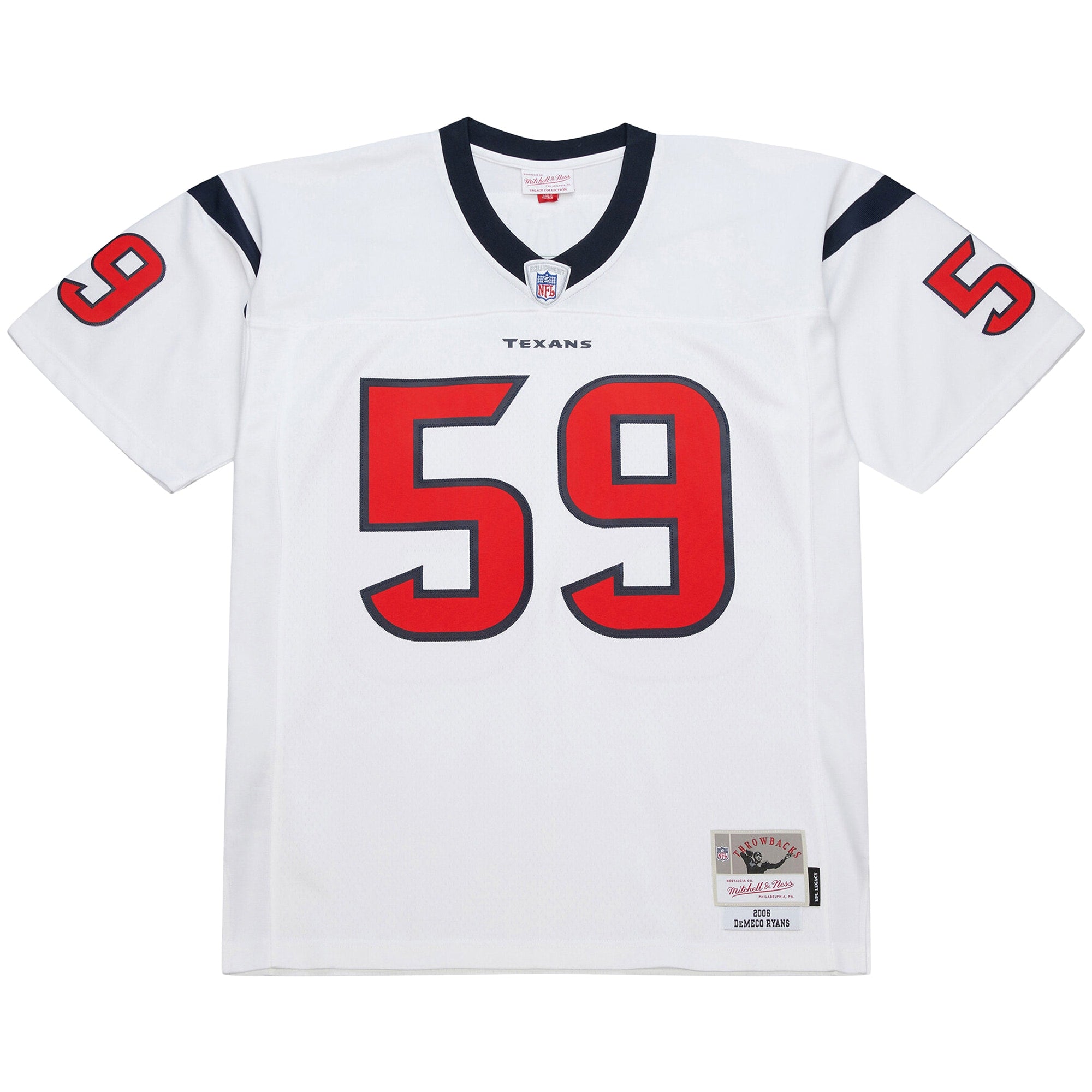 DeMeco Ryans Houston Texans Mitchell &amp; Ness 2006 Legacy Replica Jersey - White