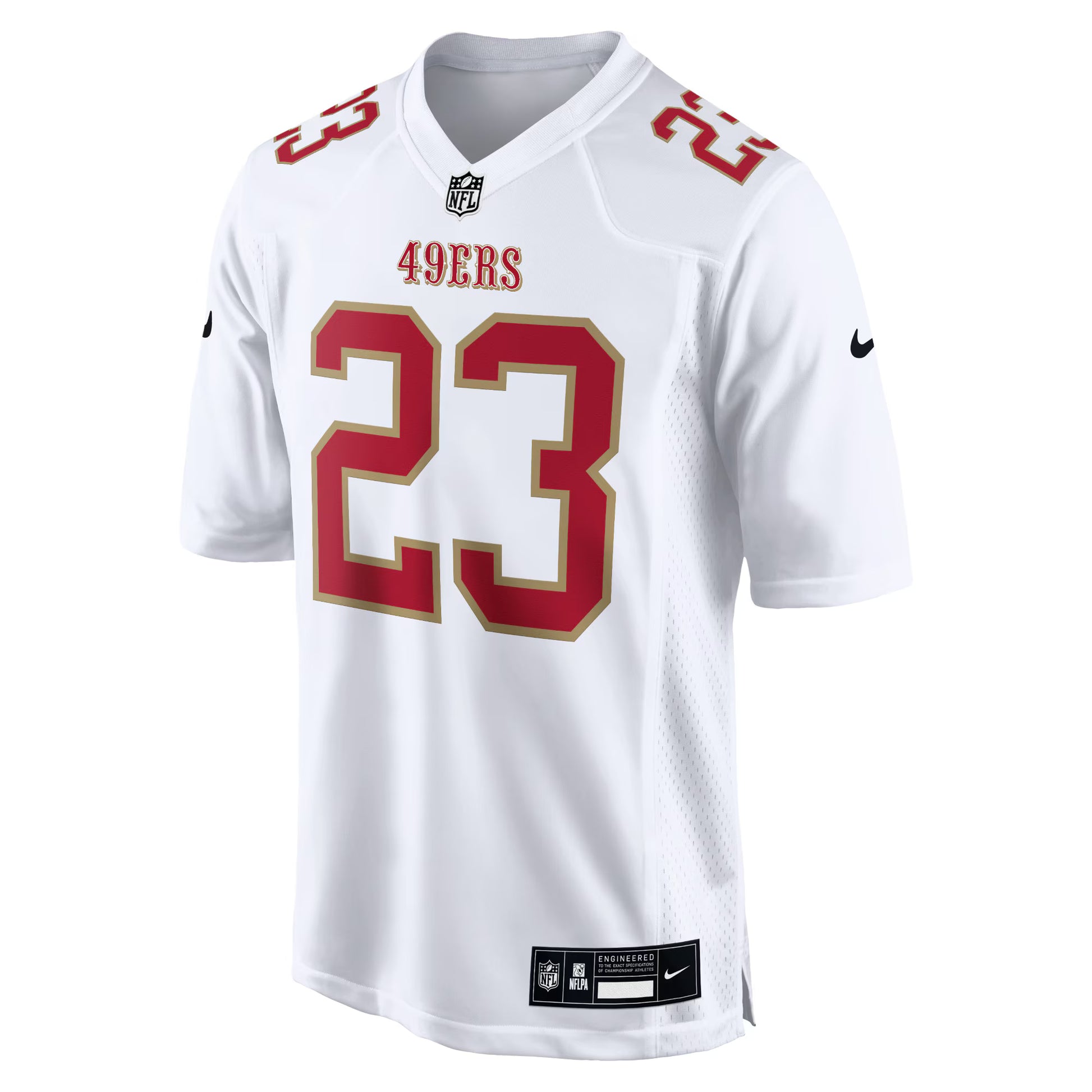 Christian McCaffrey San Francisco 49ers Nike Fashion Game Jersey - White