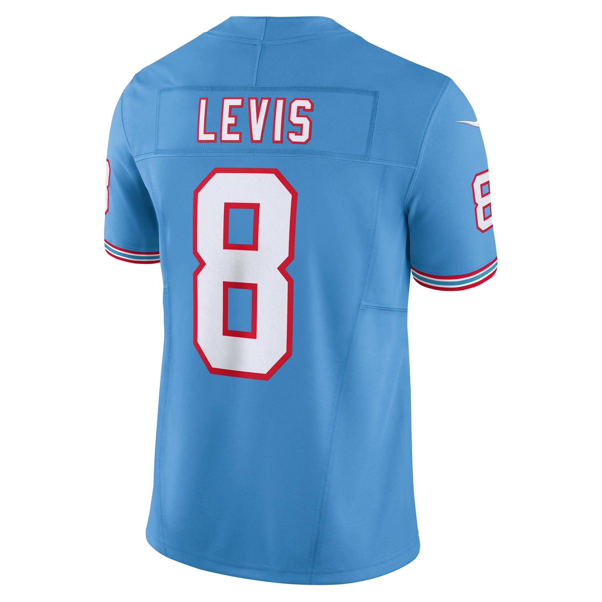 Will Levis Tennessee Titans Nike Alternate Oilers Throwback Vapor F.U.S.E. Limited Jersey - Light Blue