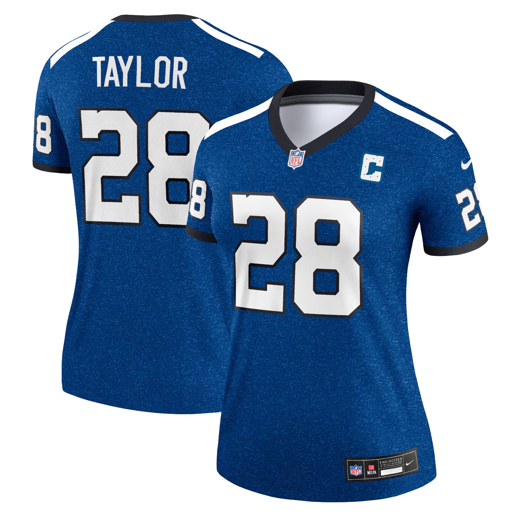 Jonathan Taylor Indianapolis Colts Nike Women's Alternate Legend Player Performance Top -  Royal
