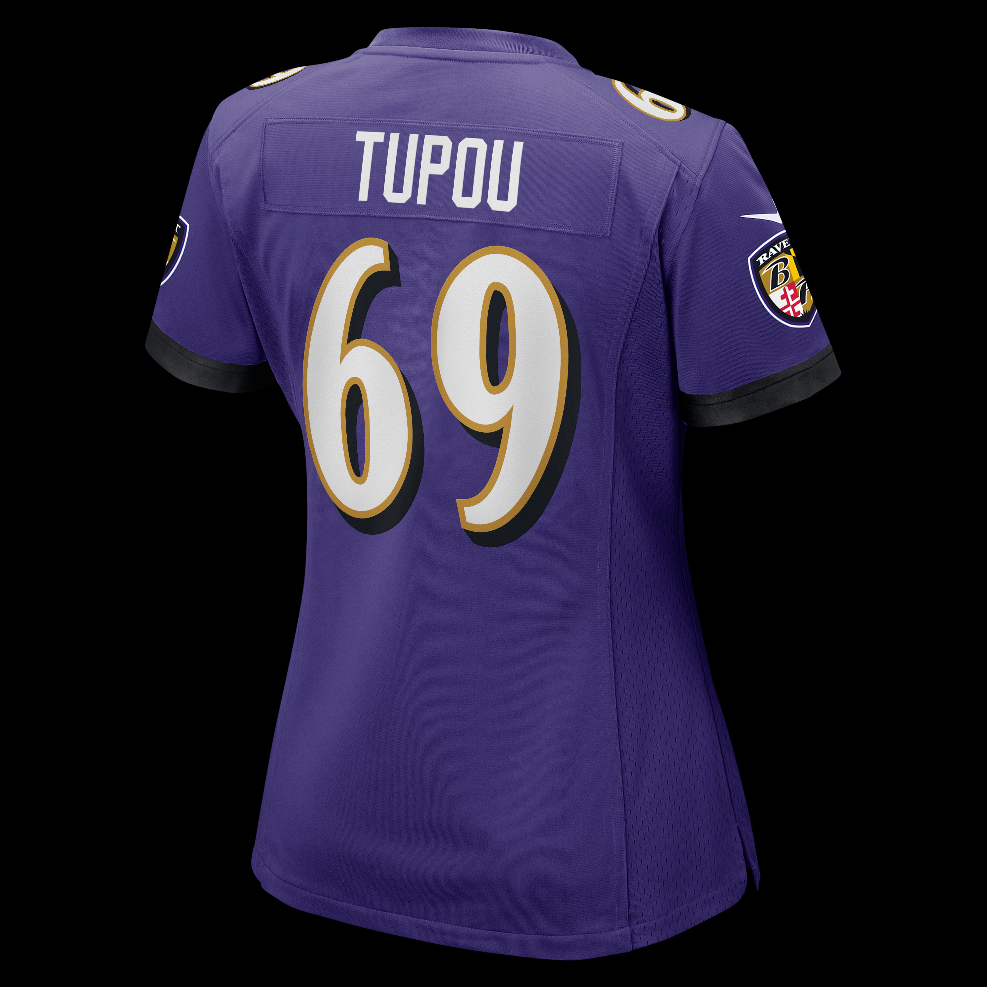 Josh Tupou Baltimore Ravens Nike Women's Team Game Jersey -  Purple