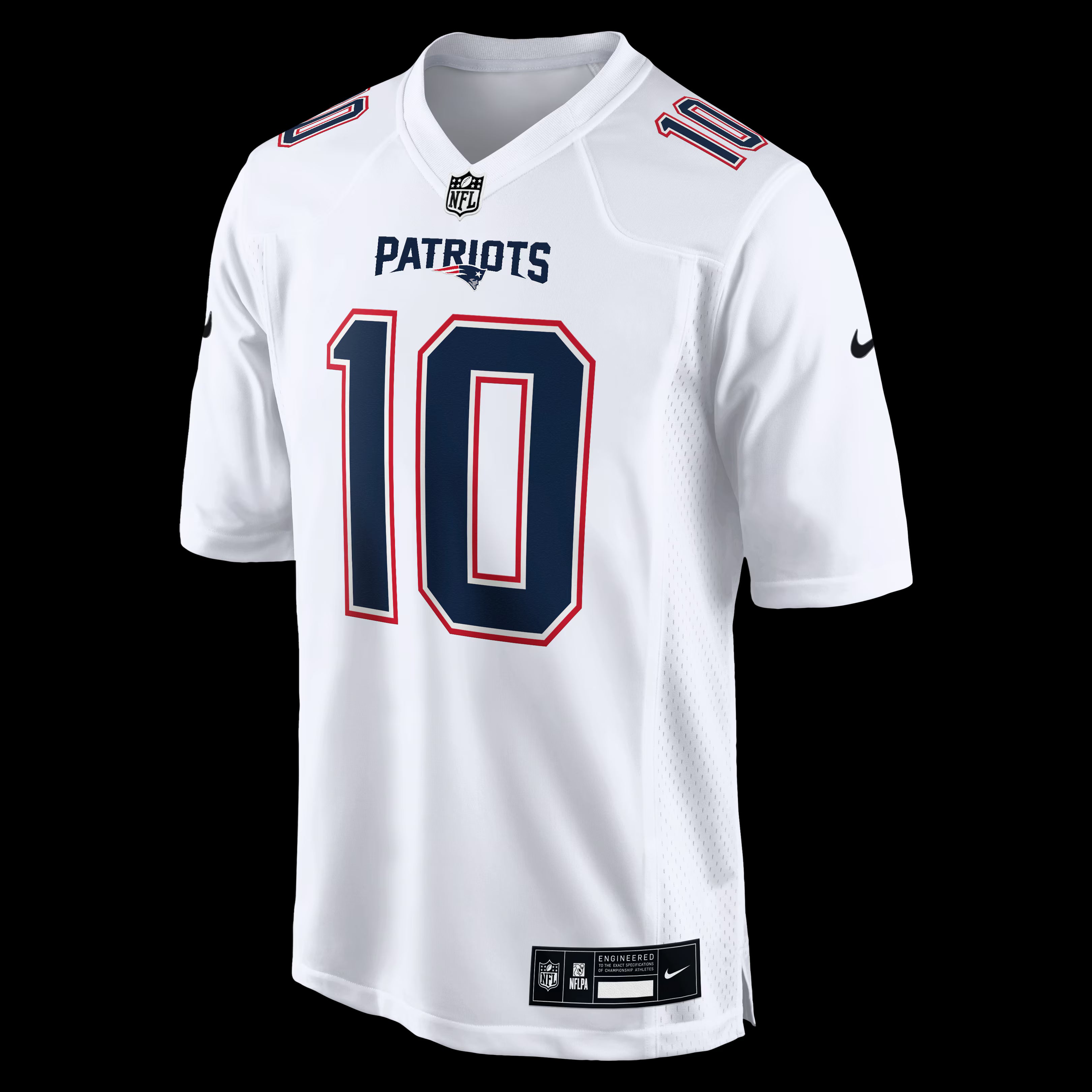 Drake Maye New England Patriots Nike Game Jersey - Tundra White