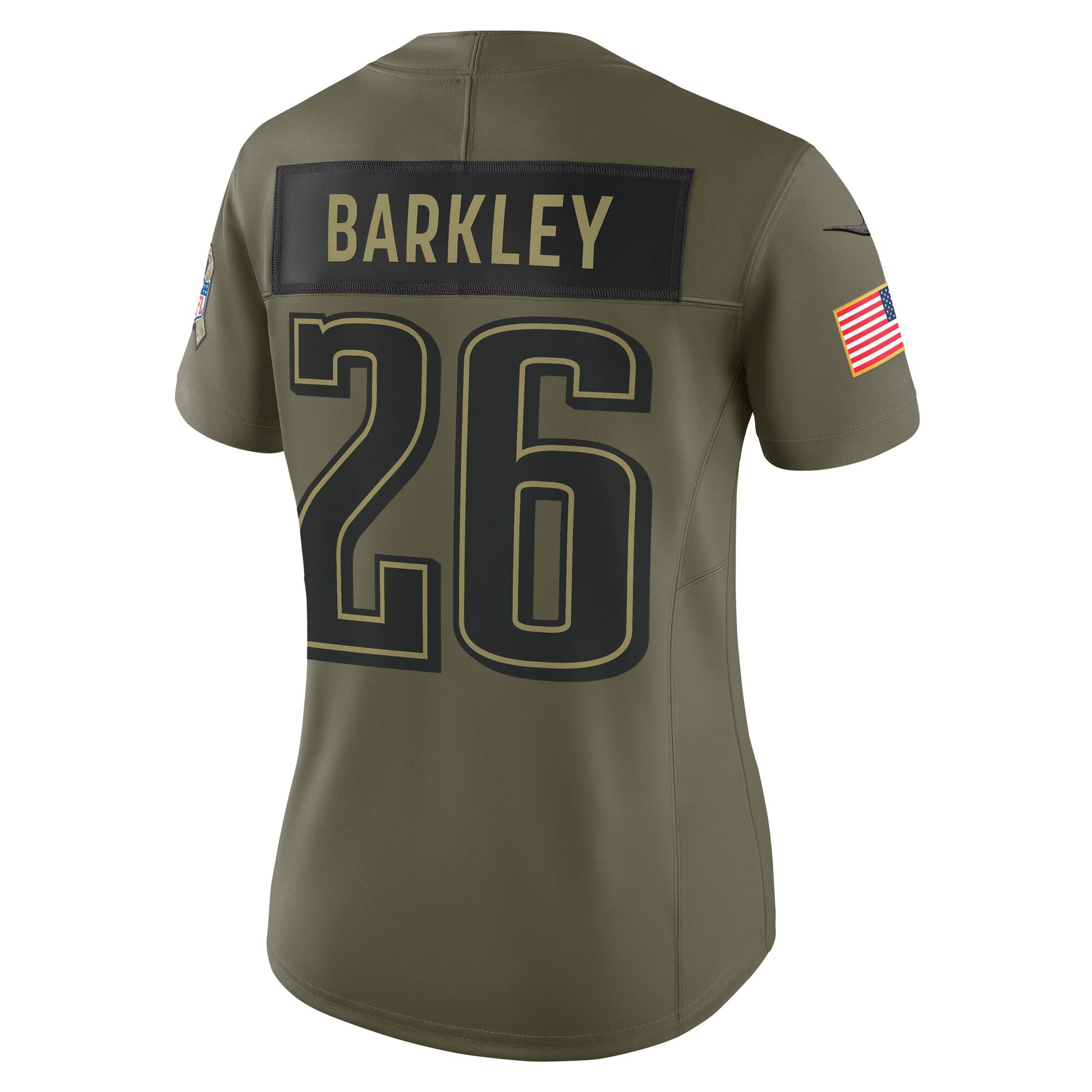 Saquon Barkley Philadelphia Eagles Nike Women's 2025 Salute to Service Limited Jersey - Olive