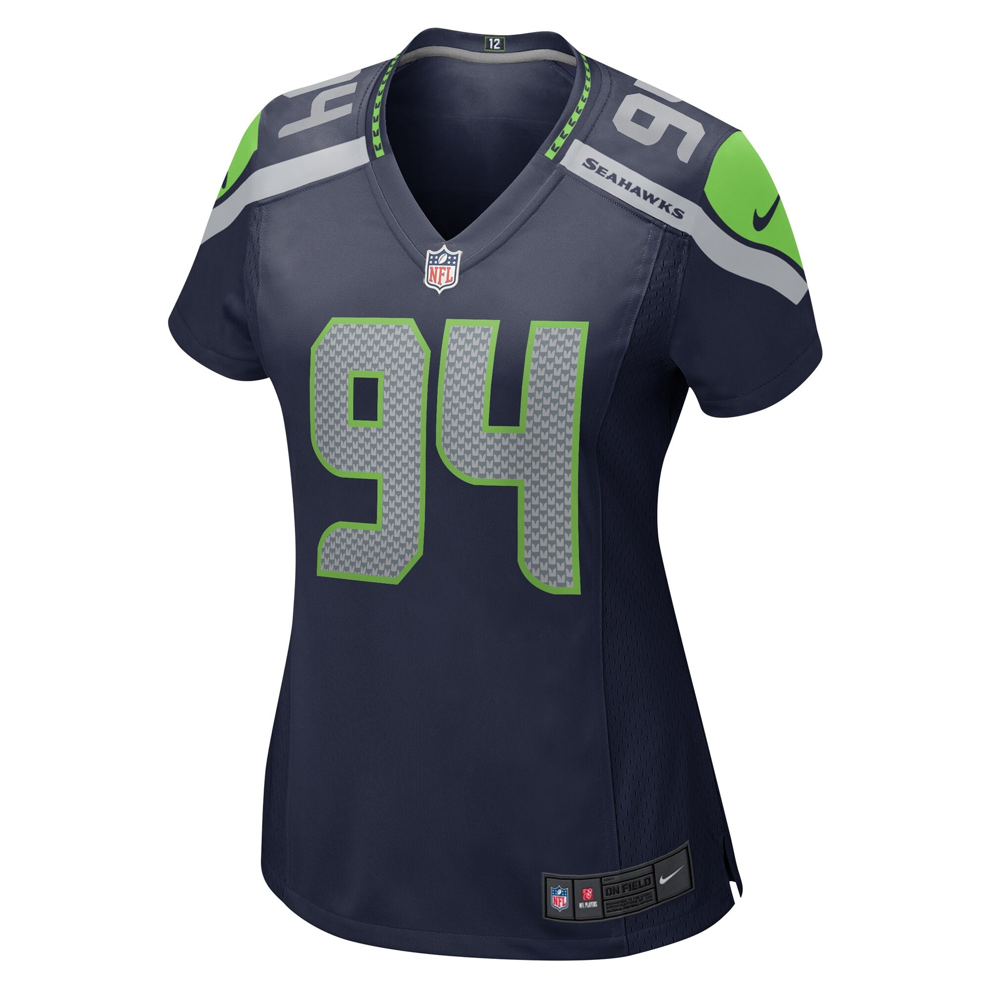 Mike Morris Seattle Seahawks Nike Women's Team Game Jersey - College College Navy