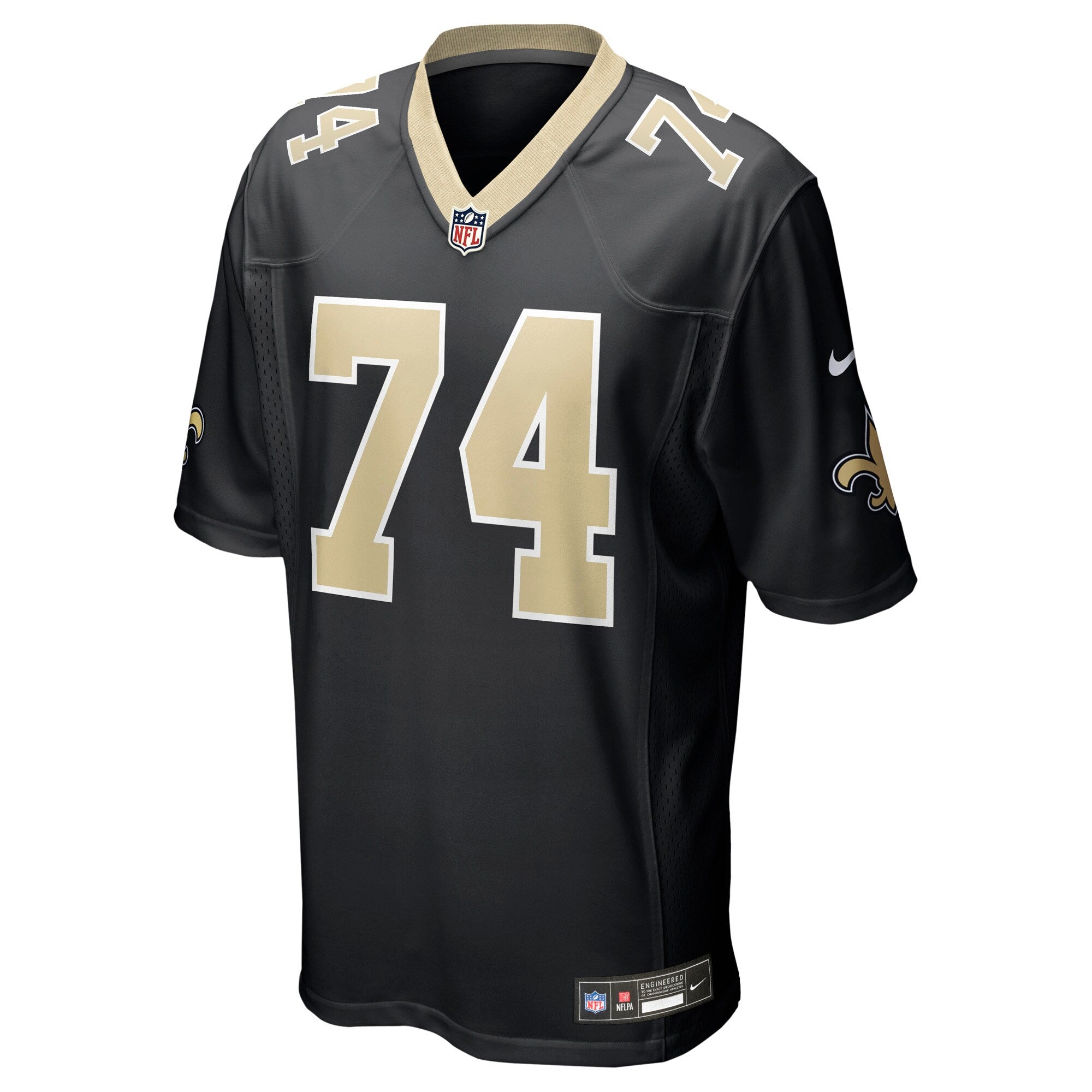 Xavier Truss New Orleans Saints Nike Team Game Jersey -  Black