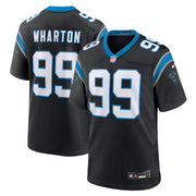 Tershawn Wharton Carolina Panthers Nike Team Game Jersey -  Black