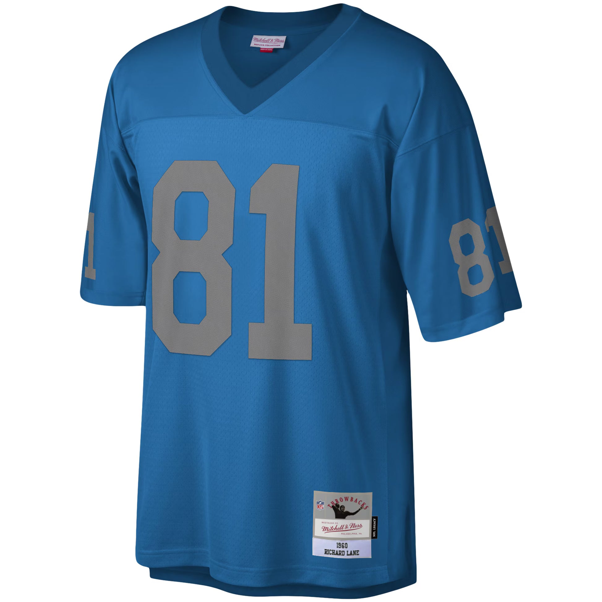 Richard Lane Detroit Lions Mitchell &amp; Ness Legacy Replica Jersey - Blue