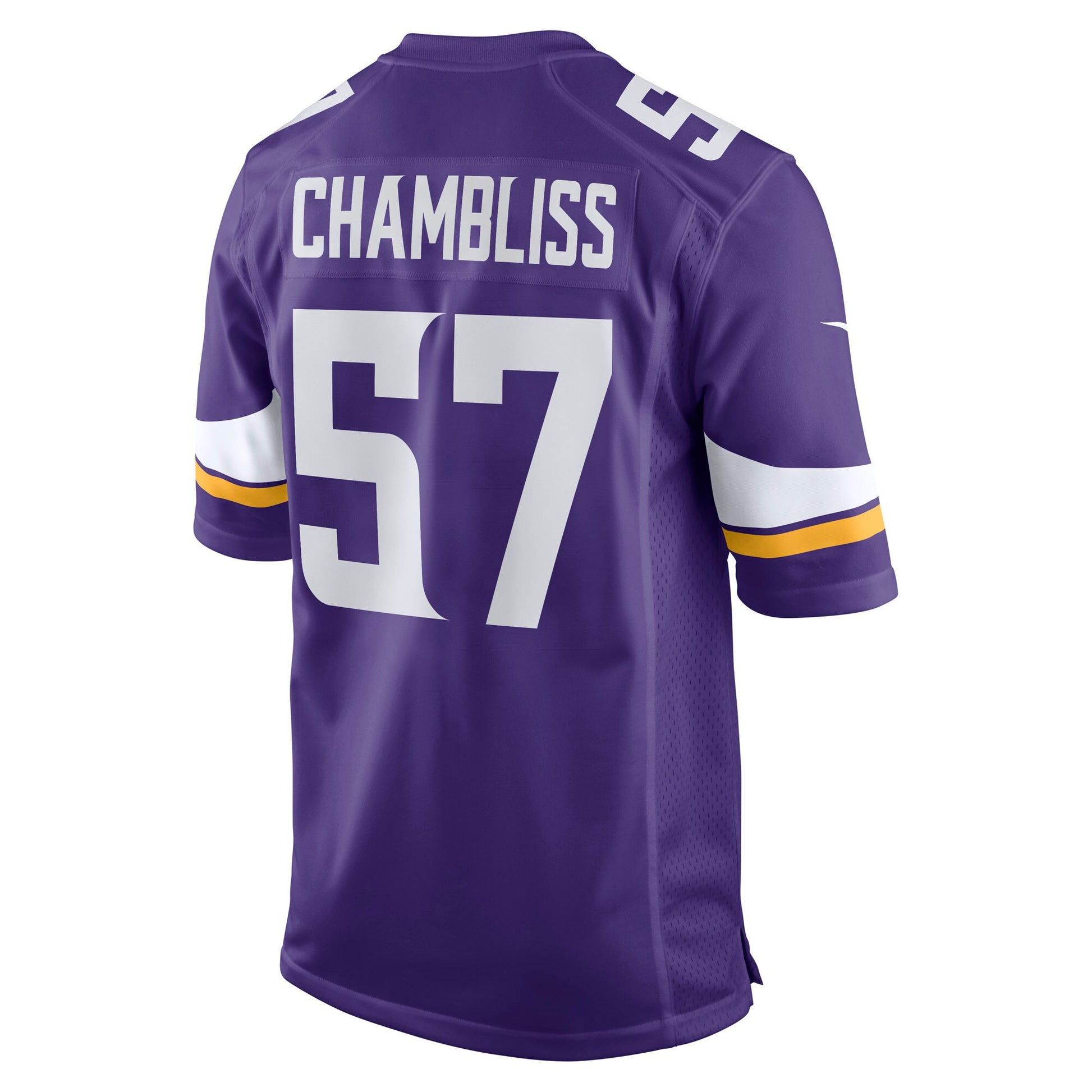 Chaz Chambliss Minnesota Vikings Nike Team Game Jersey -  Purple