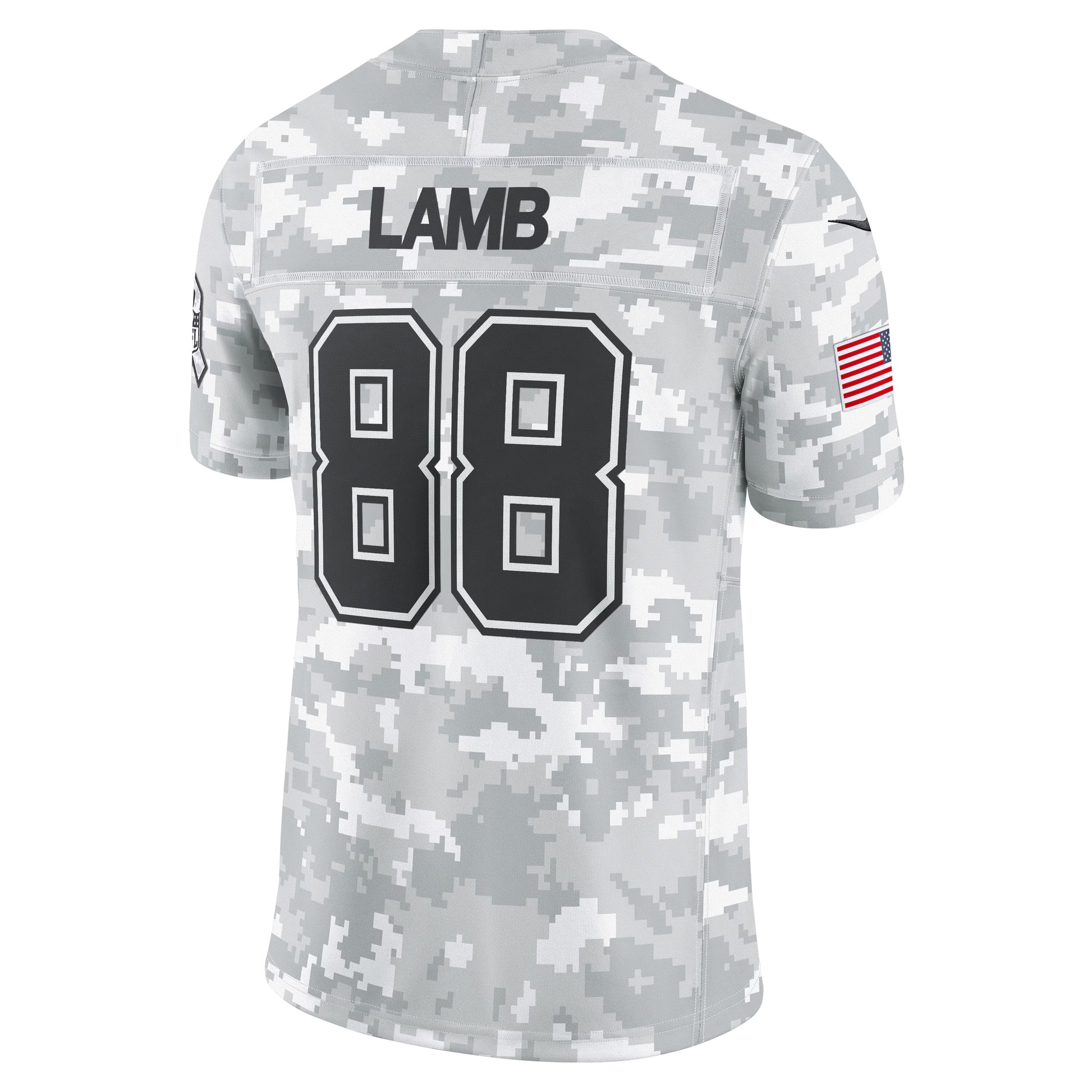 CeeDee Lamb Dallas Cowboys Nike 2024 Salute to Service Limited Jersey - Arctic Camo