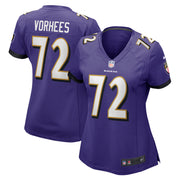 Andrew Vorhees Baltimore Ravens Nike Women's  Game Jersey -  Purple