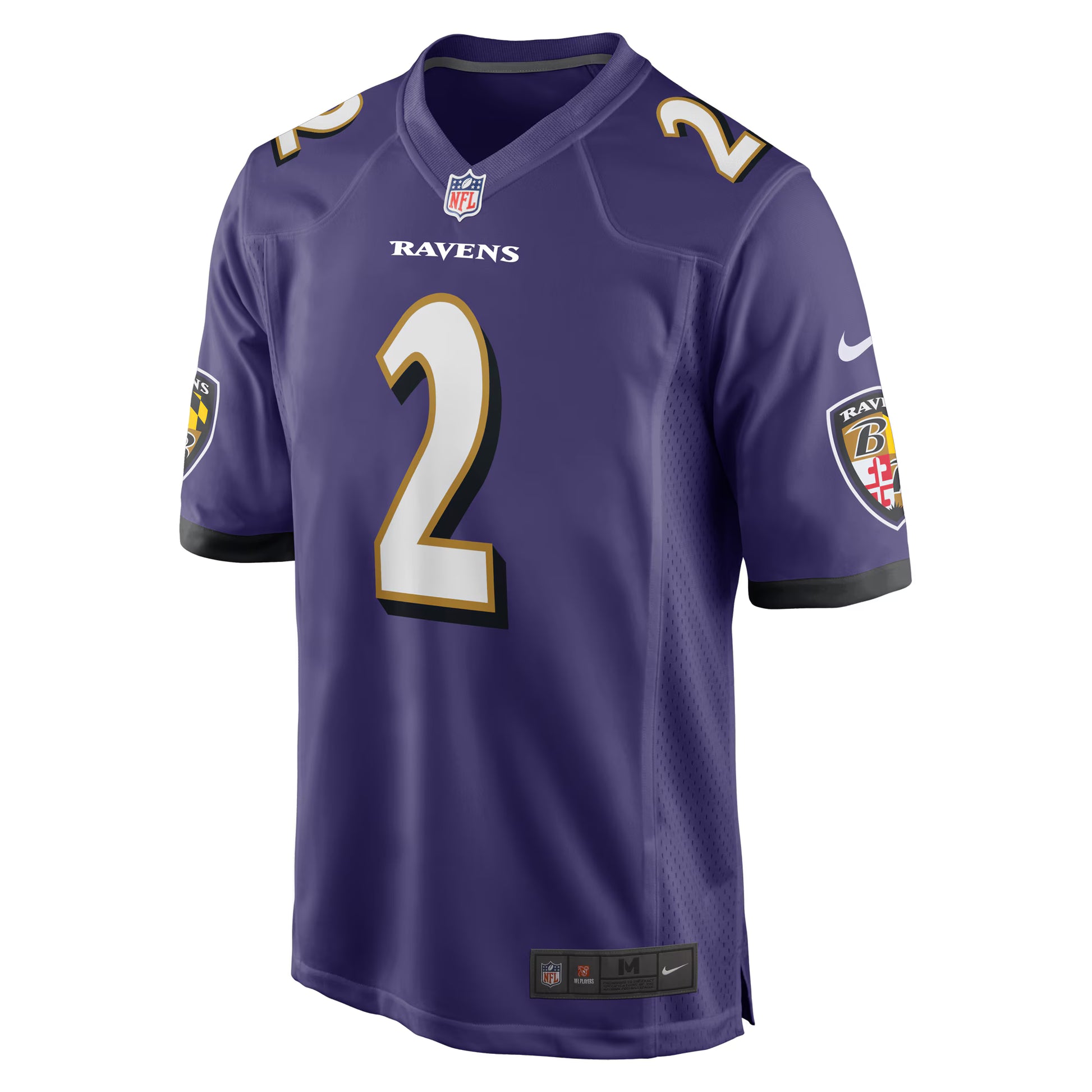 Nate Wiggins Baltimore Ravens Nike  Player Game Jersey - Purple