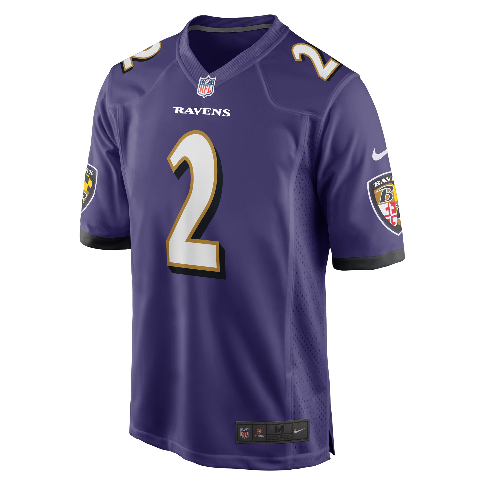 Nate Wiggins Baltimore Ravens Nike  Player Game Jersey - Purple