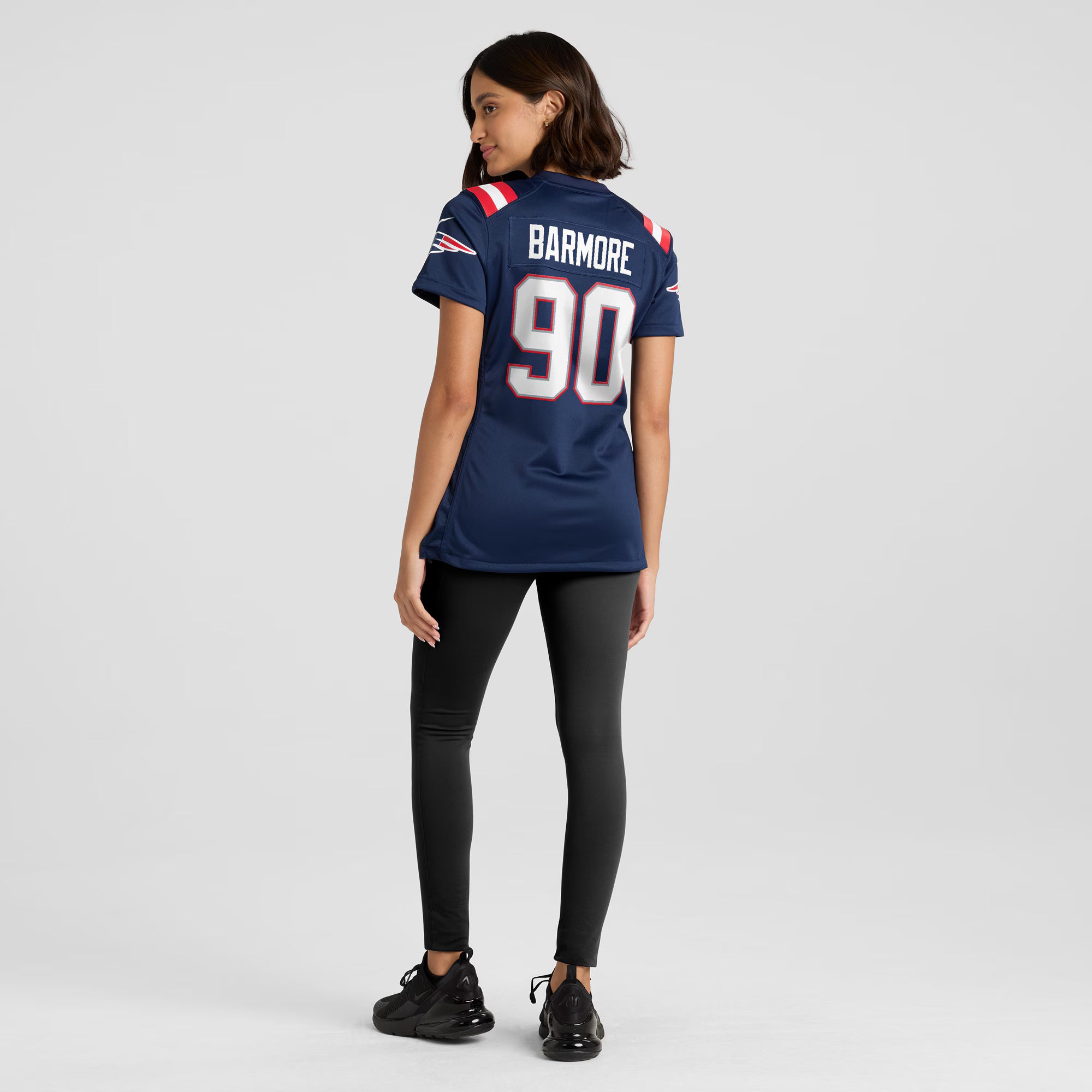 Christian Barmore New England Patriots Nike Women's Game Jersey - Navy