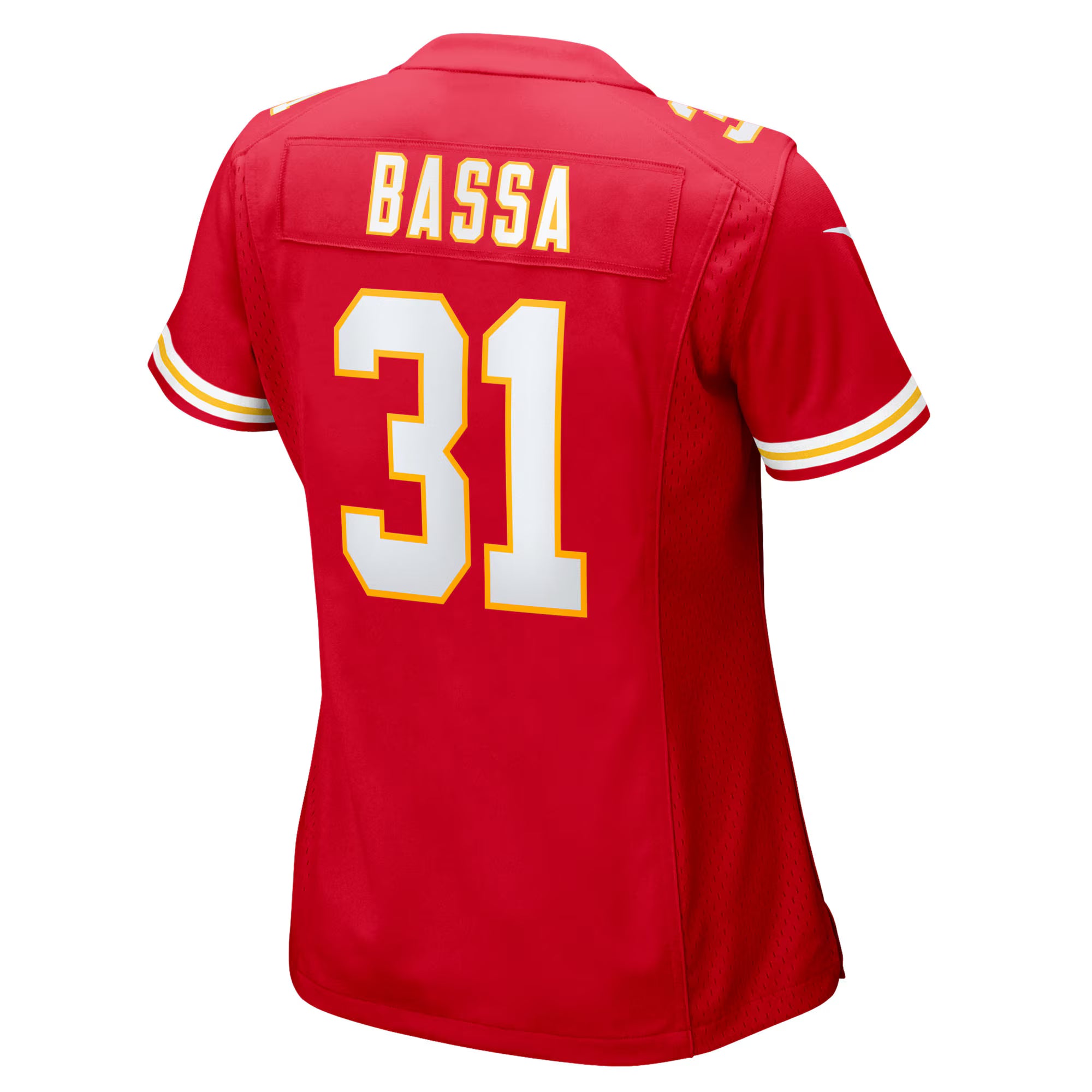 Jeffrey Bassa Kansas City Chiefs Nike Women's Team Game Jersey -  Red
