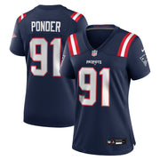 Elijah Ponder New England Patriots Nike Women's Team Game Jersey -  Navy