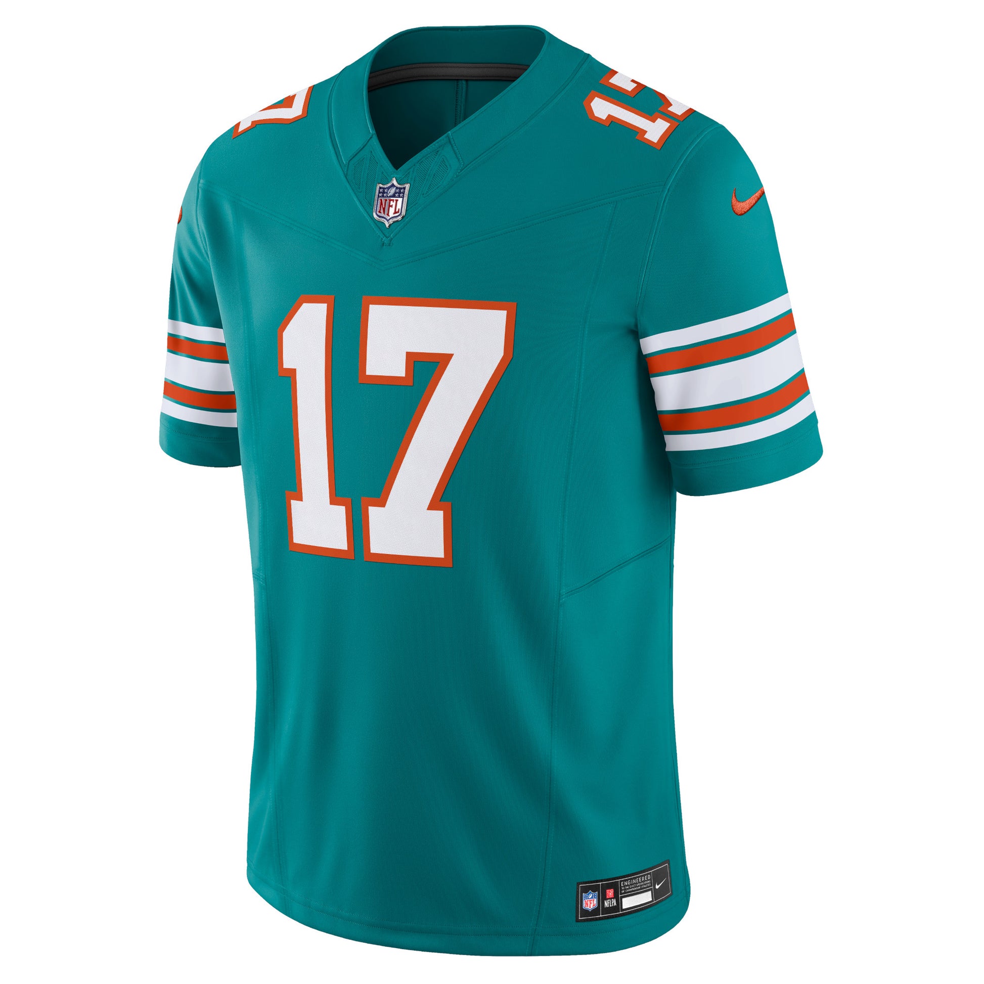 Jaylen Waddle Miami Dolphins Nike Vapor F.U.S.E. Limited Jersey - Aqua