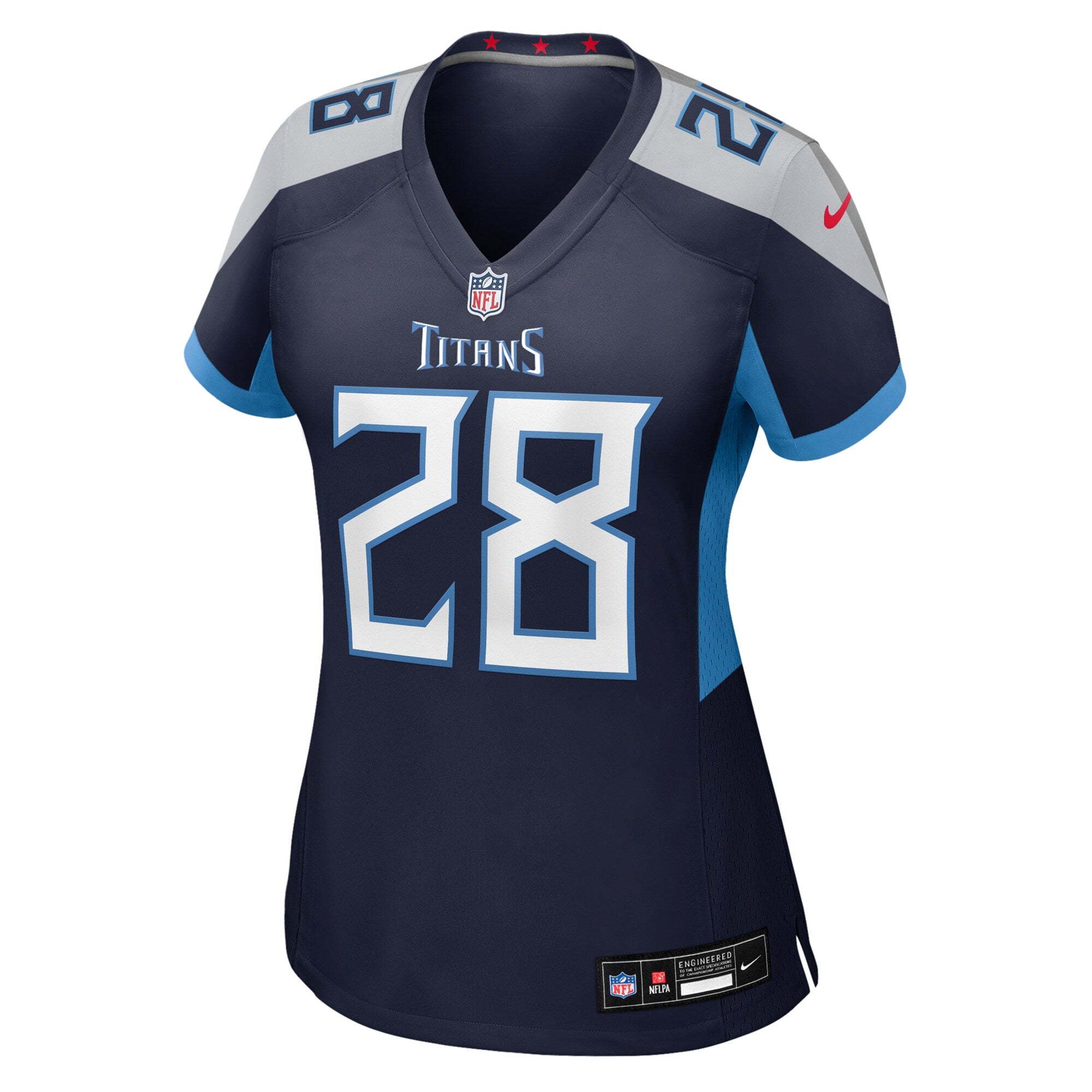 Kalel Mullings Tennessee Titans Nike Women's Team Game Jersey -  Navy