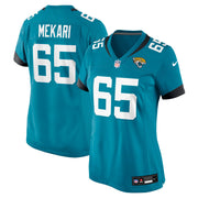 Patrick Mekari Jacksonville Jaguars Nike Women's Team Game Jersey -  Teal