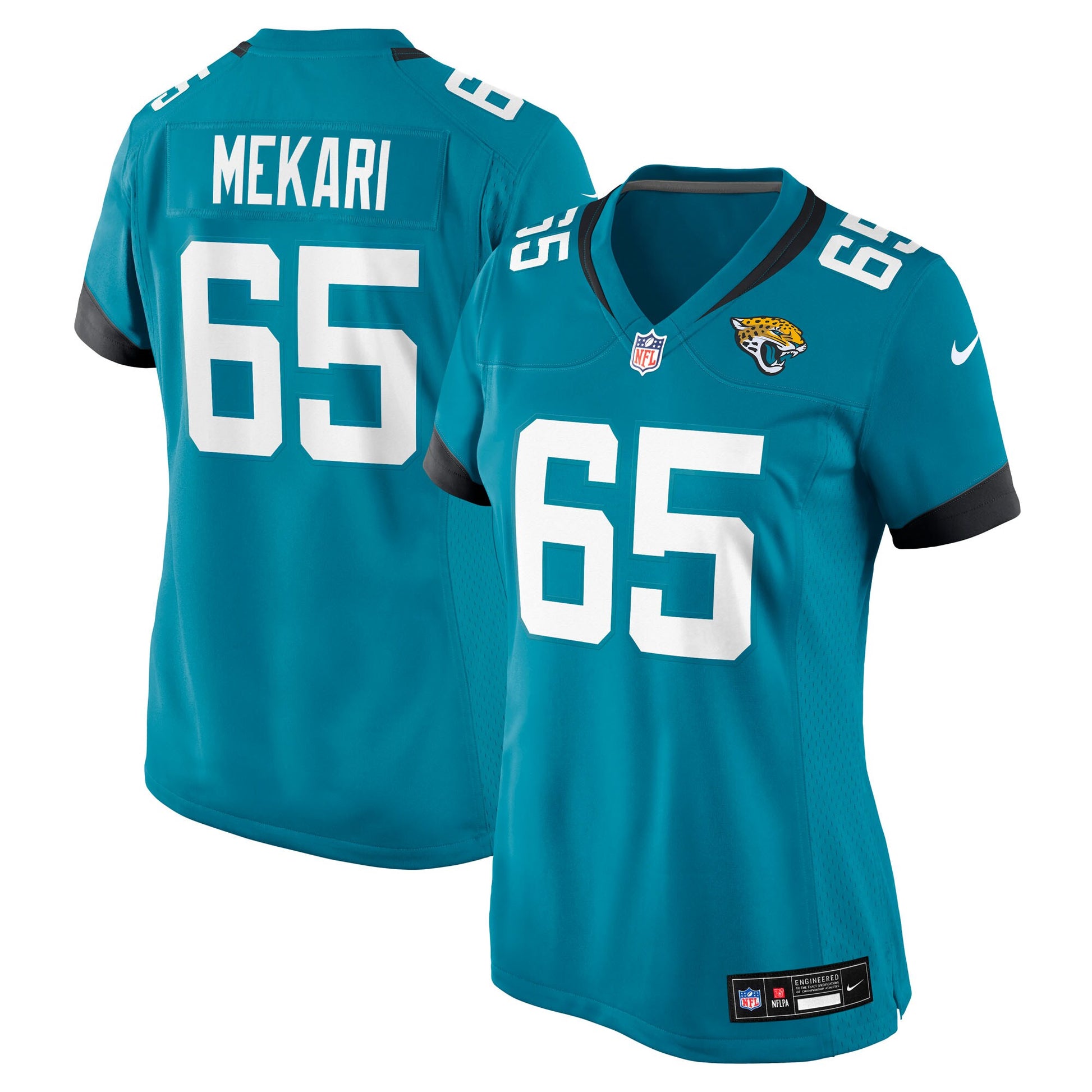 Patrick Mekari Jacksonville Jaguars Nike Women's Team Game Jersey -  Teal