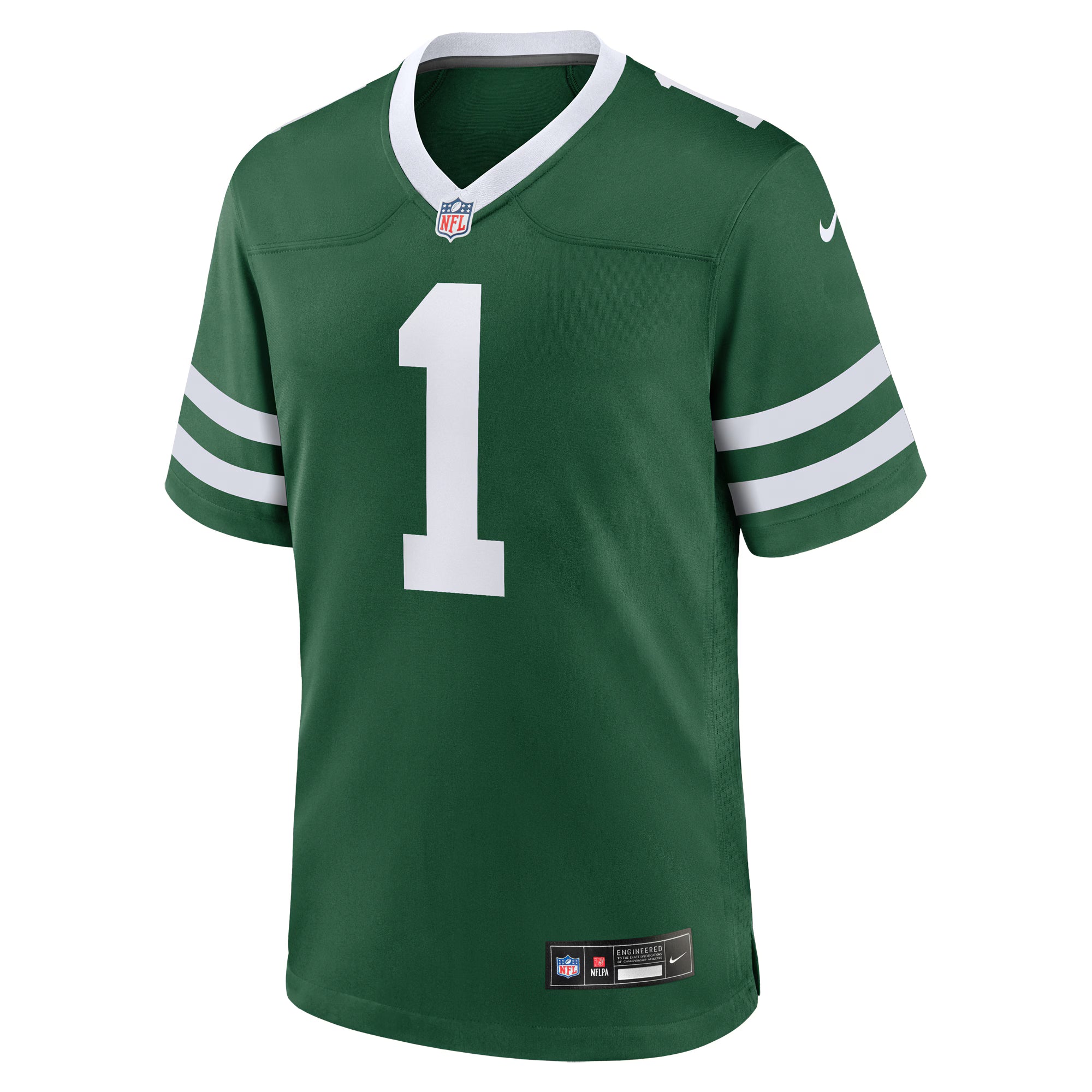 New York Jets Nike #1 Dad Game Jersey - Legacy Green