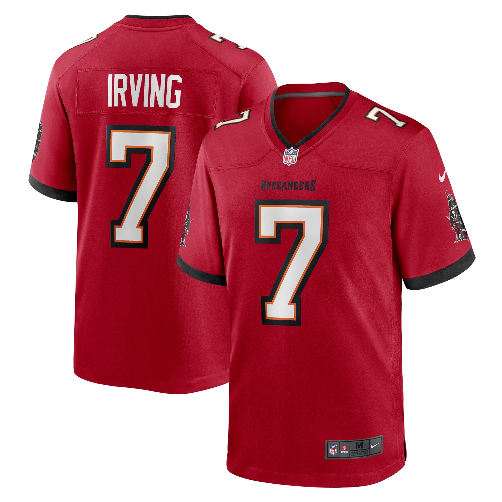 Bucky Irving Tampa Bay Buccaneers Nike  Game Jersey -  Red