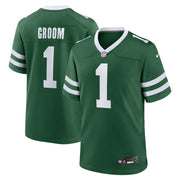 Number 1 Groom New York Jets Nike Game Jersey - Legacy Green