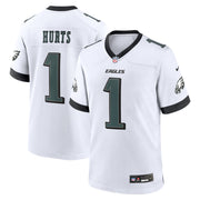 Jalen Hurts Philadelphia Eagles Nike White Game Jersey - White