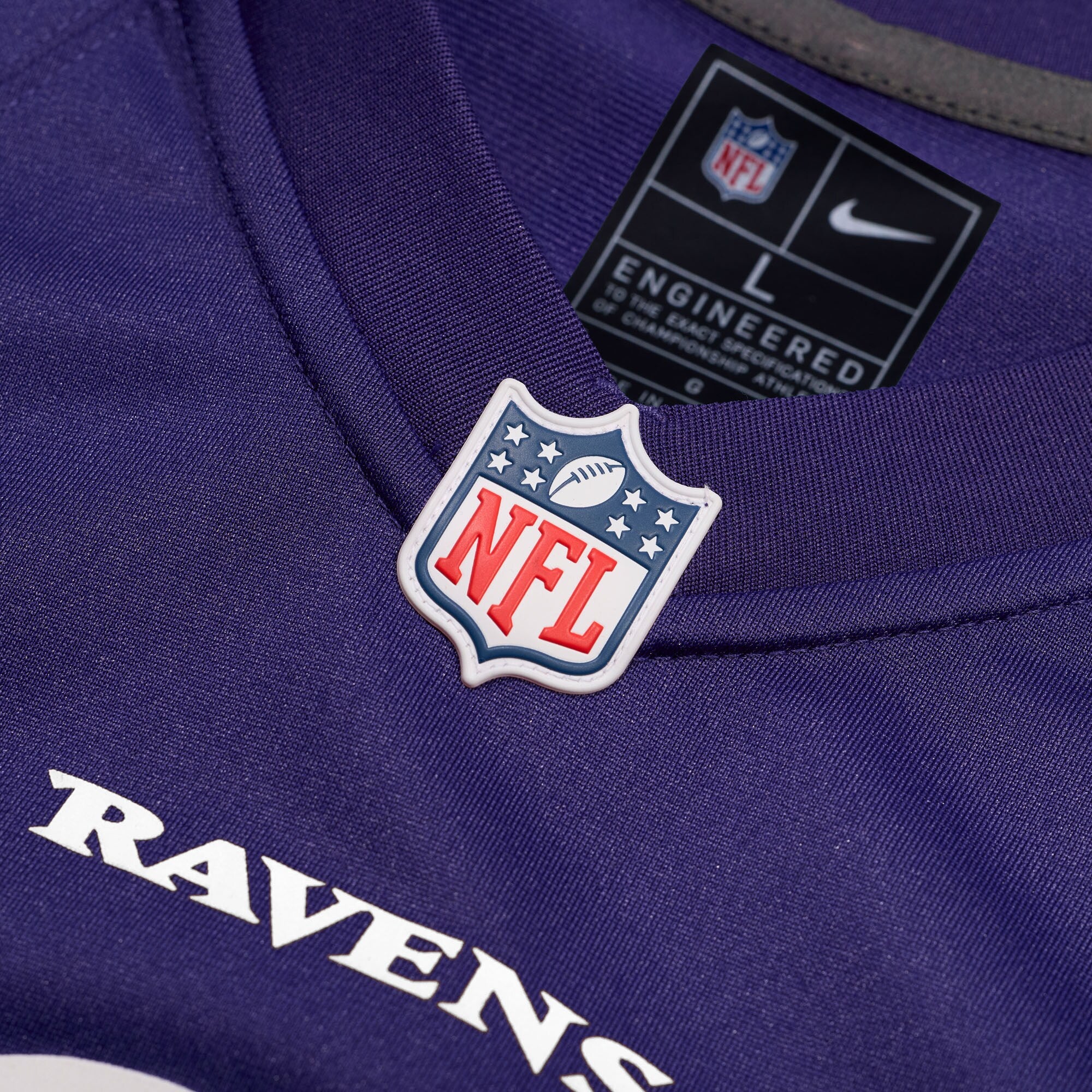 Reuben Lowery III Baltimore Ravens Nike Team Game Jersey -  Purple