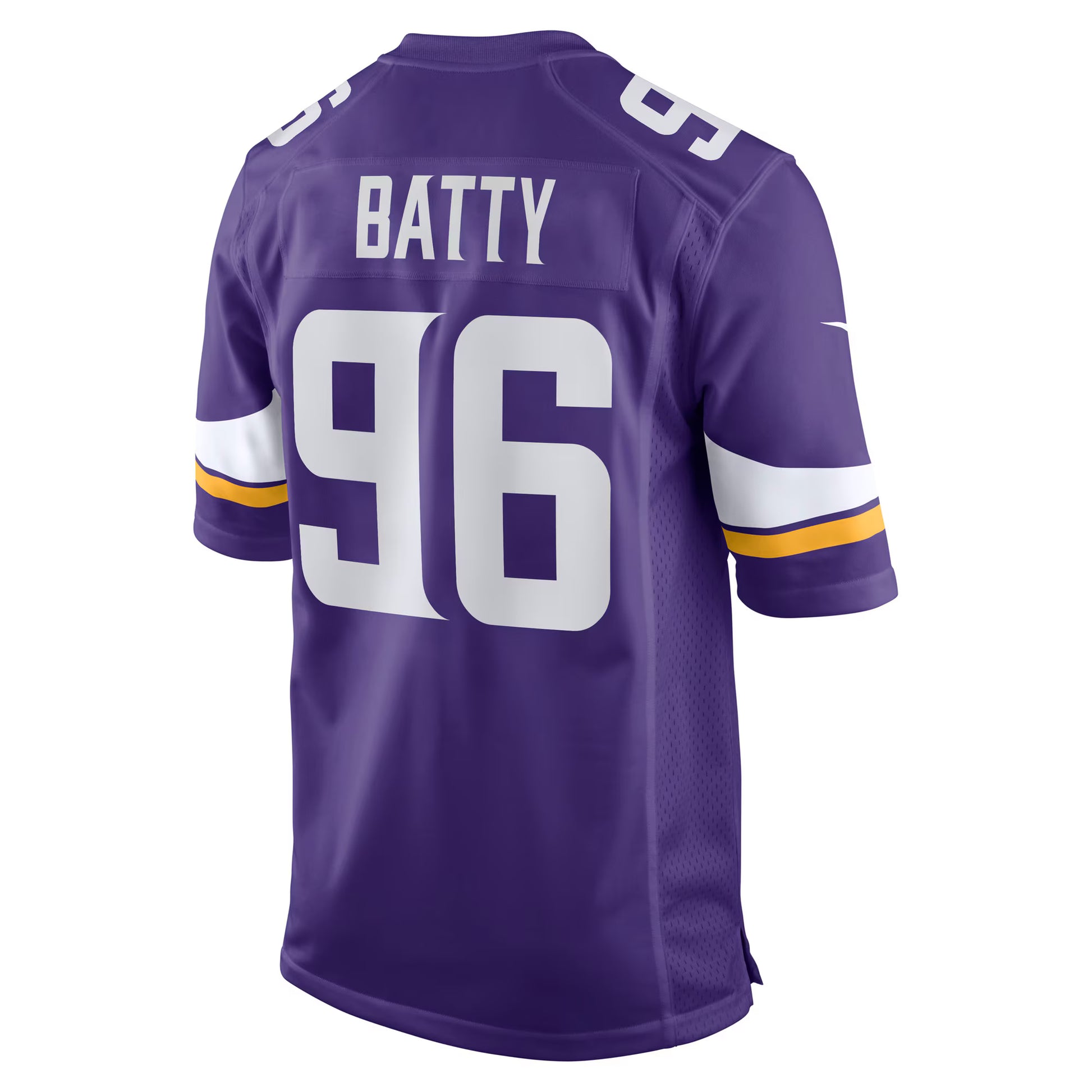 Tyler Batty Minnesota Vikings Nike Team Game Jersey -  Purple