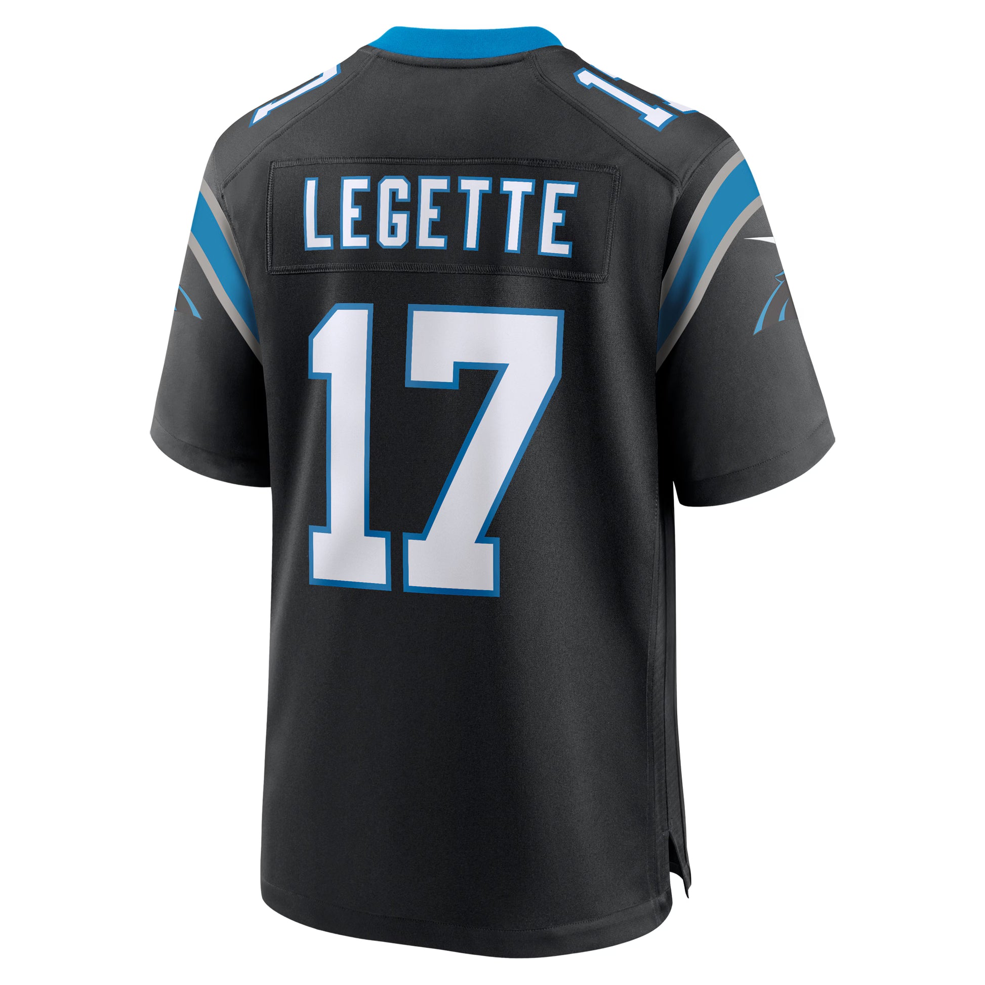 Xavier Legette Carolina Panthers Nike 2024 NFL First Round Pick Game Player Jersey - Black