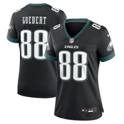 Dallas Goedert Philadelphia Eagles Nike Women's Alternate Game Jersey - Black